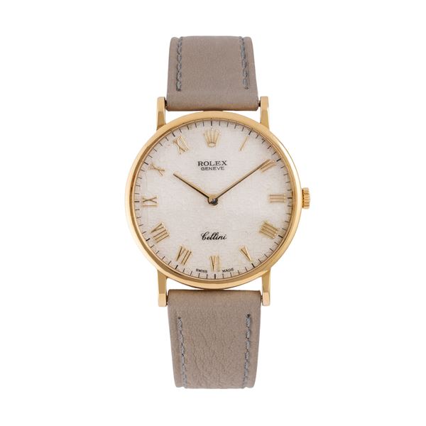 ROLEX - ROLEX - CELLINI  OROLOGIO SOLO TEMPO A CARICA MANUALE IN ORO GIALLO 18KT CON QUADRANTE BIANCO 'JUBILEE'