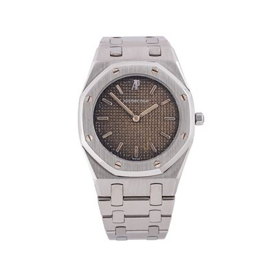 Royal Oak 6008ST, Orologio solo tempo in acciaio al quarzo con quadrante tropicale