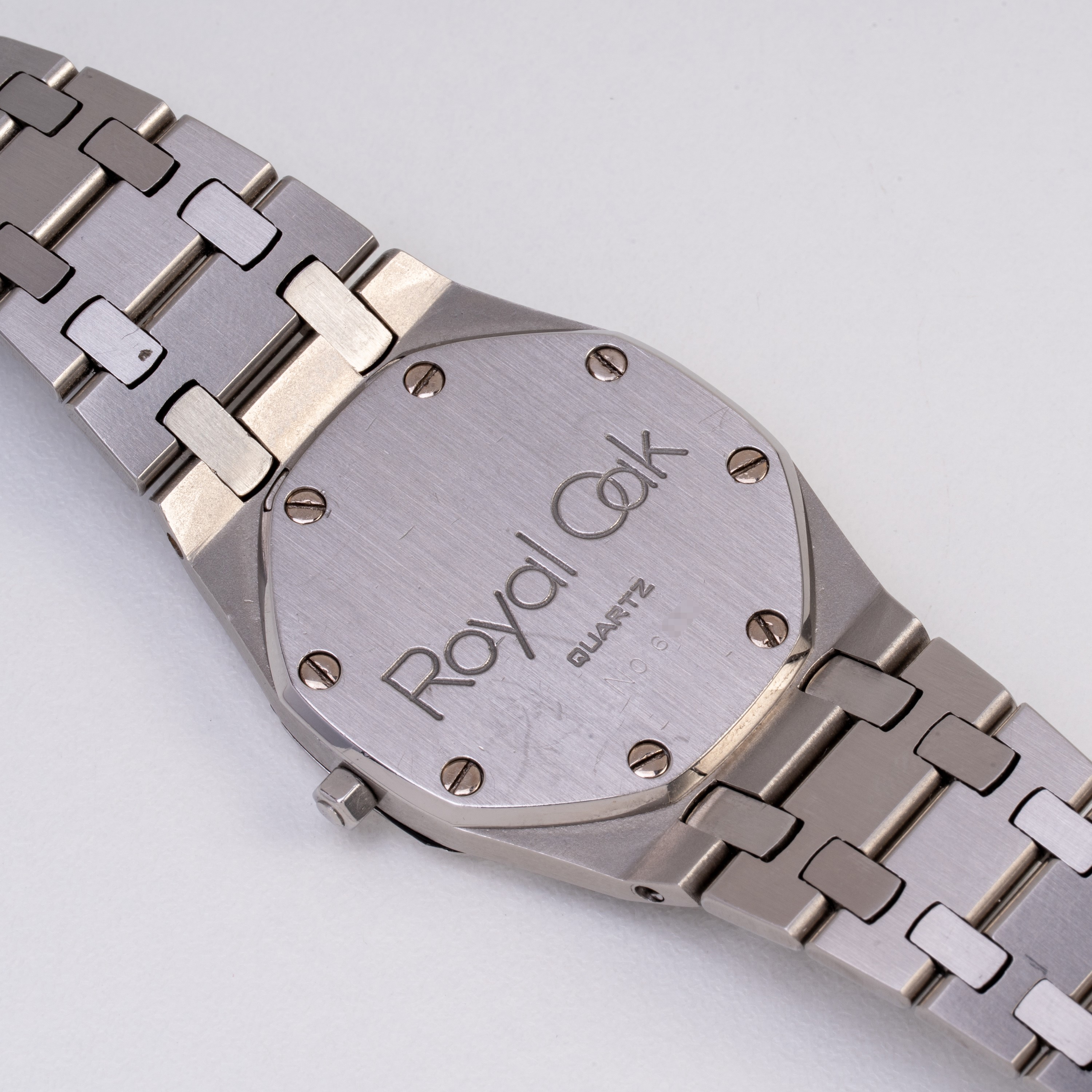 Audemars Piguet - Royal Oak 6008ST, Orologio solo tempo in acciaio al quarzo con quadrante tropic...