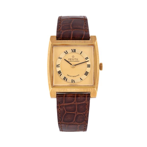 ZENITH - ZENITH - ZENITISSIMO OROLOGIO SOLO TEMPO A CARICA AUTOMATICA IN ORO GIALLO 18KT E QUADRANTE CHAMPAGNE