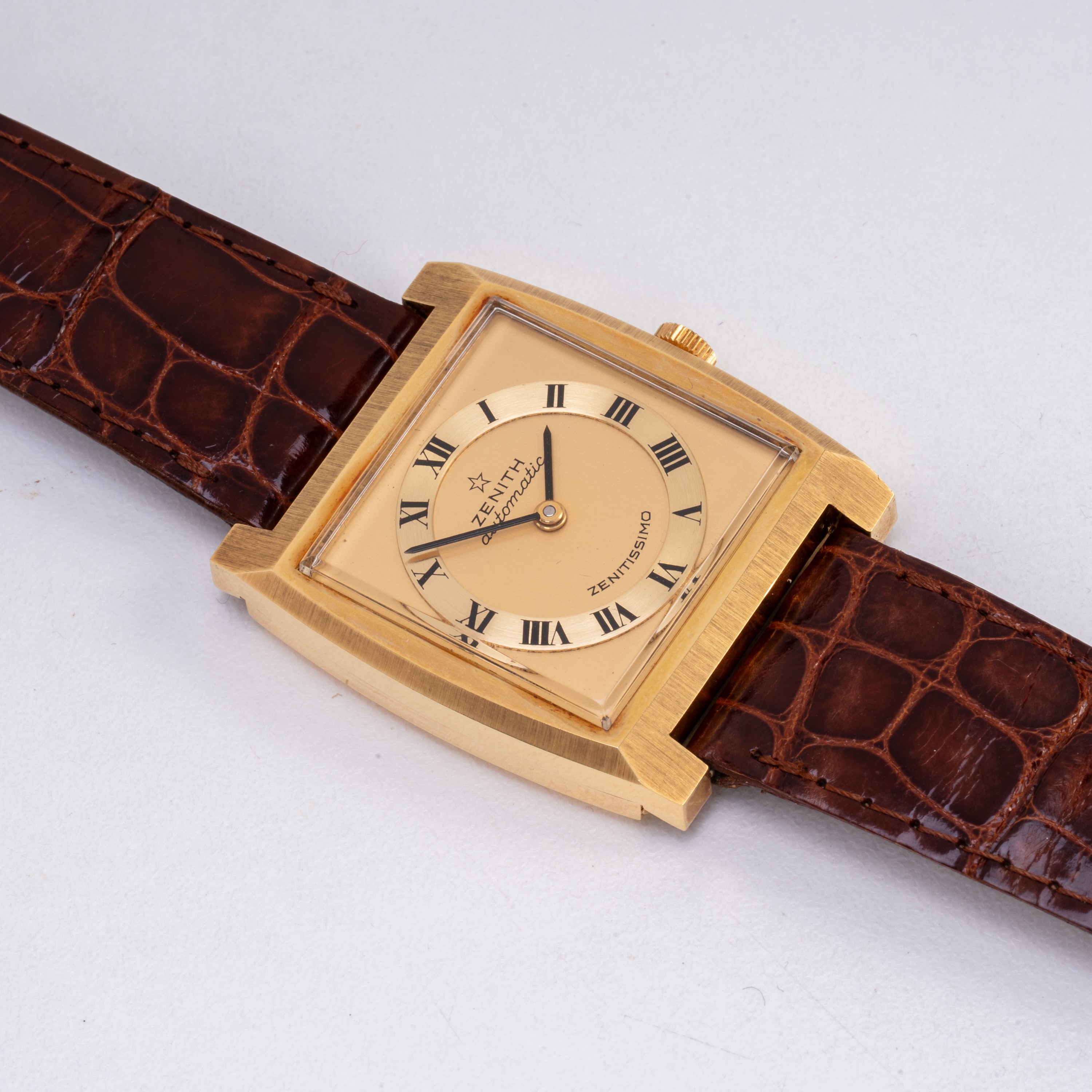 Zenith - Zenitissimo 1988/2 – orologio solo tempo automatico in oro giallo 18 kt con quadrante ch...