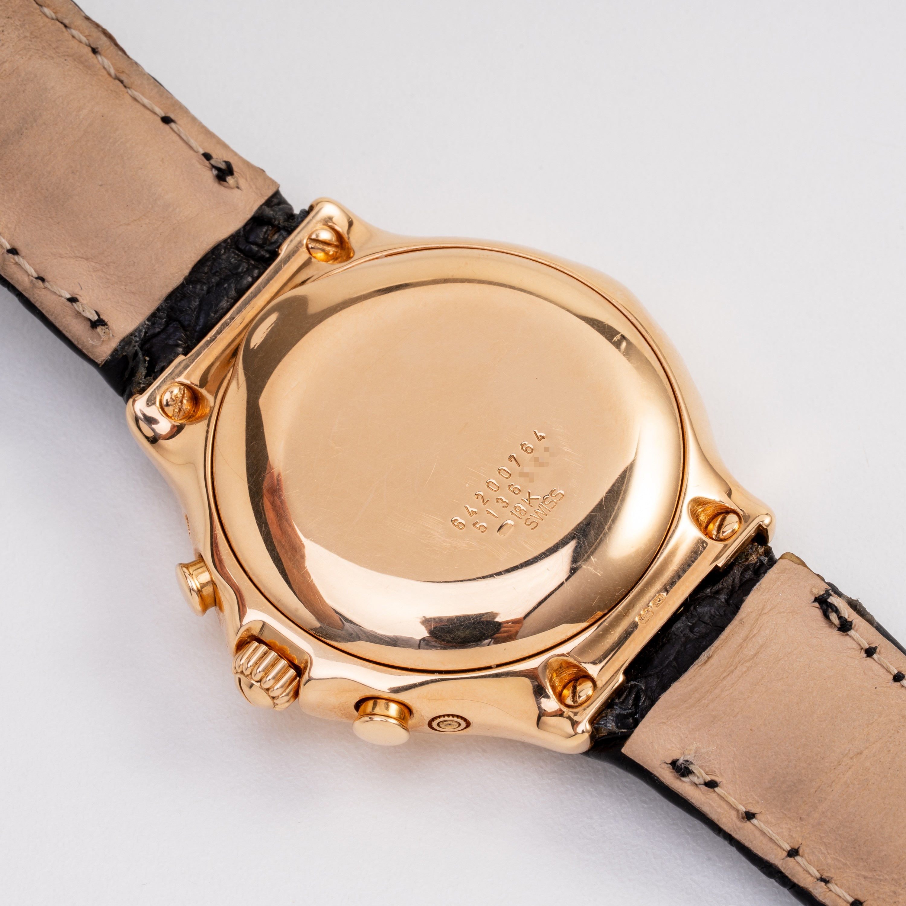 Ebel - Cronografo Calendario Perpetuo 1911 con Fasi Luna in Oro Rosa 18kt