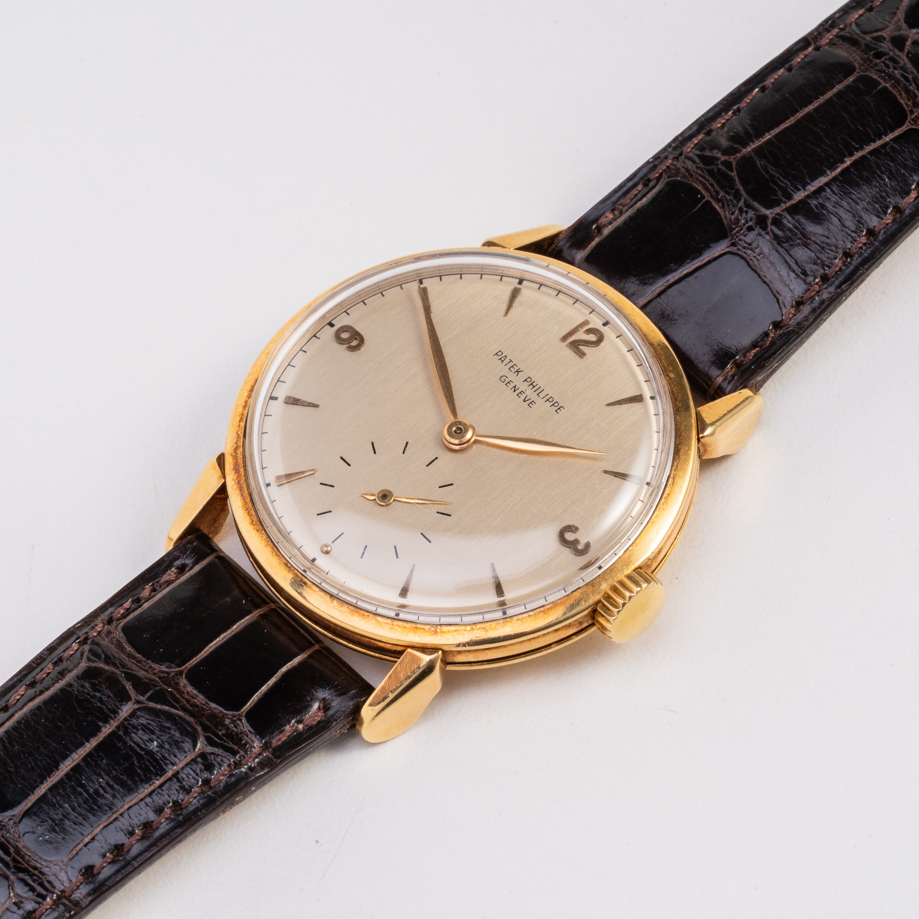 Patek Philippe - Calatrava (Ref. 1578) — Orologio da polso solo tempo in oro giallo 18 kt, quadra...