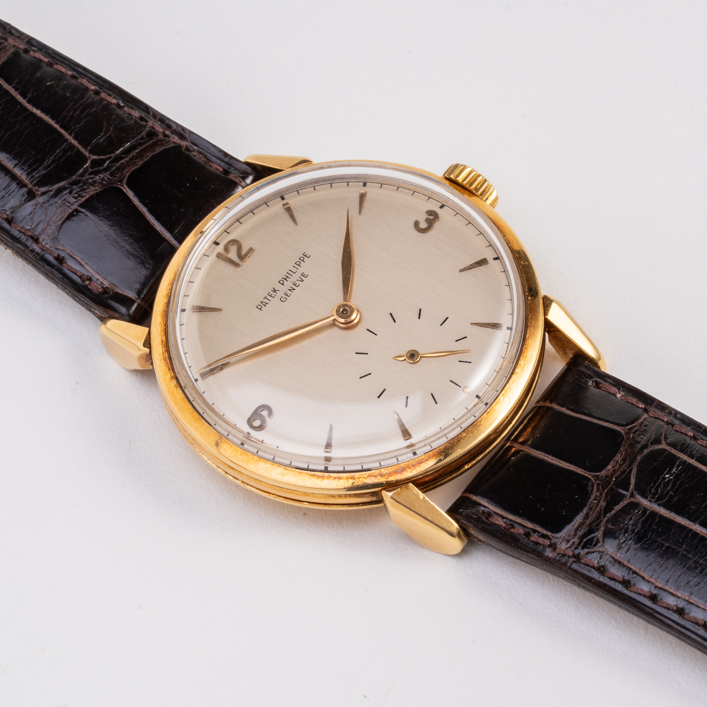 Patek Philippe - Calatrava (Ref. 1578) — Orologio da polso solo tempo in oro giallo 18 kt, quadra...
