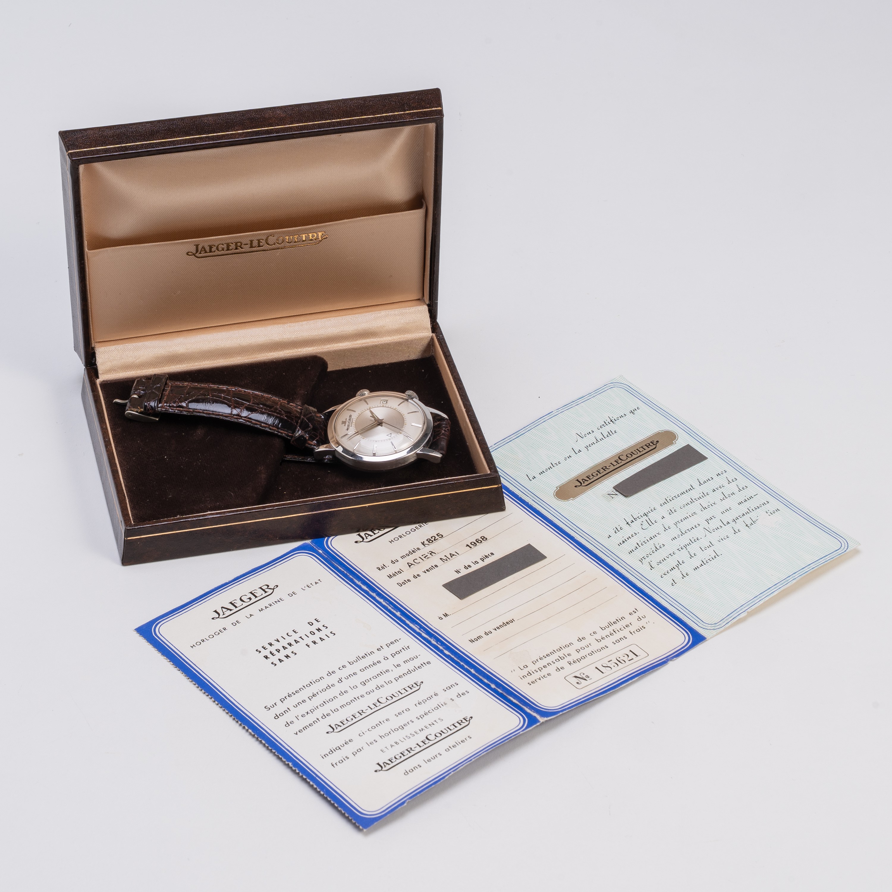 Jaeger le Coultre - Jaeger LeCoultre, Memovox K825, svegliarino da polso a carica manuale (1968)