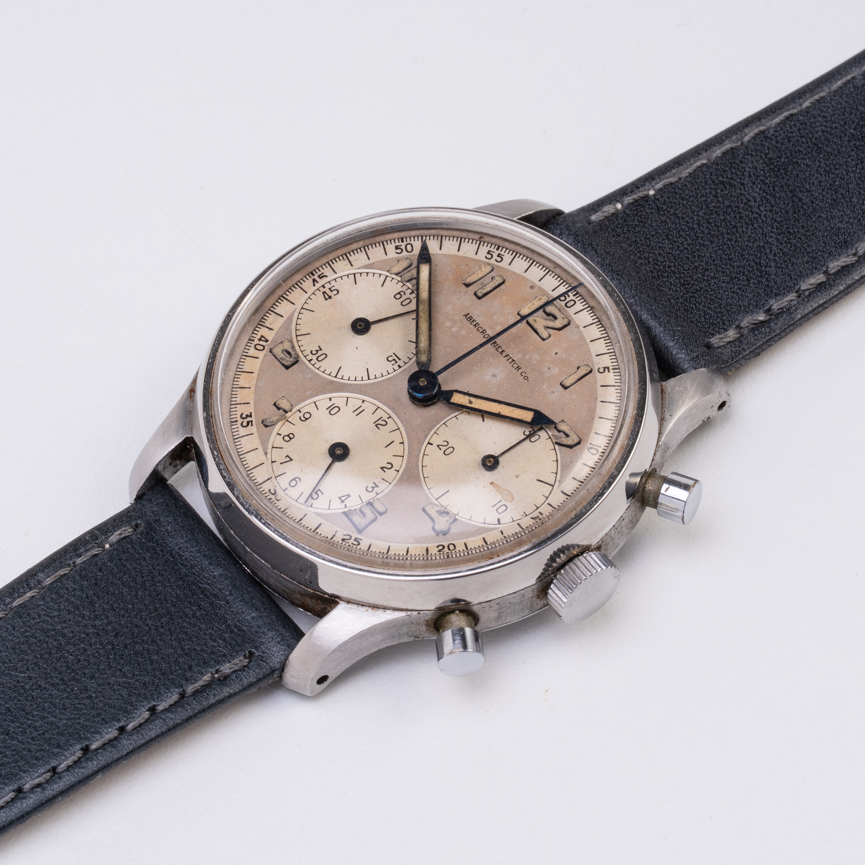 Heuer - Abercrombie & Fitch Co Chrono — cronografo a carica manuale in acciaio con quadrante bito...