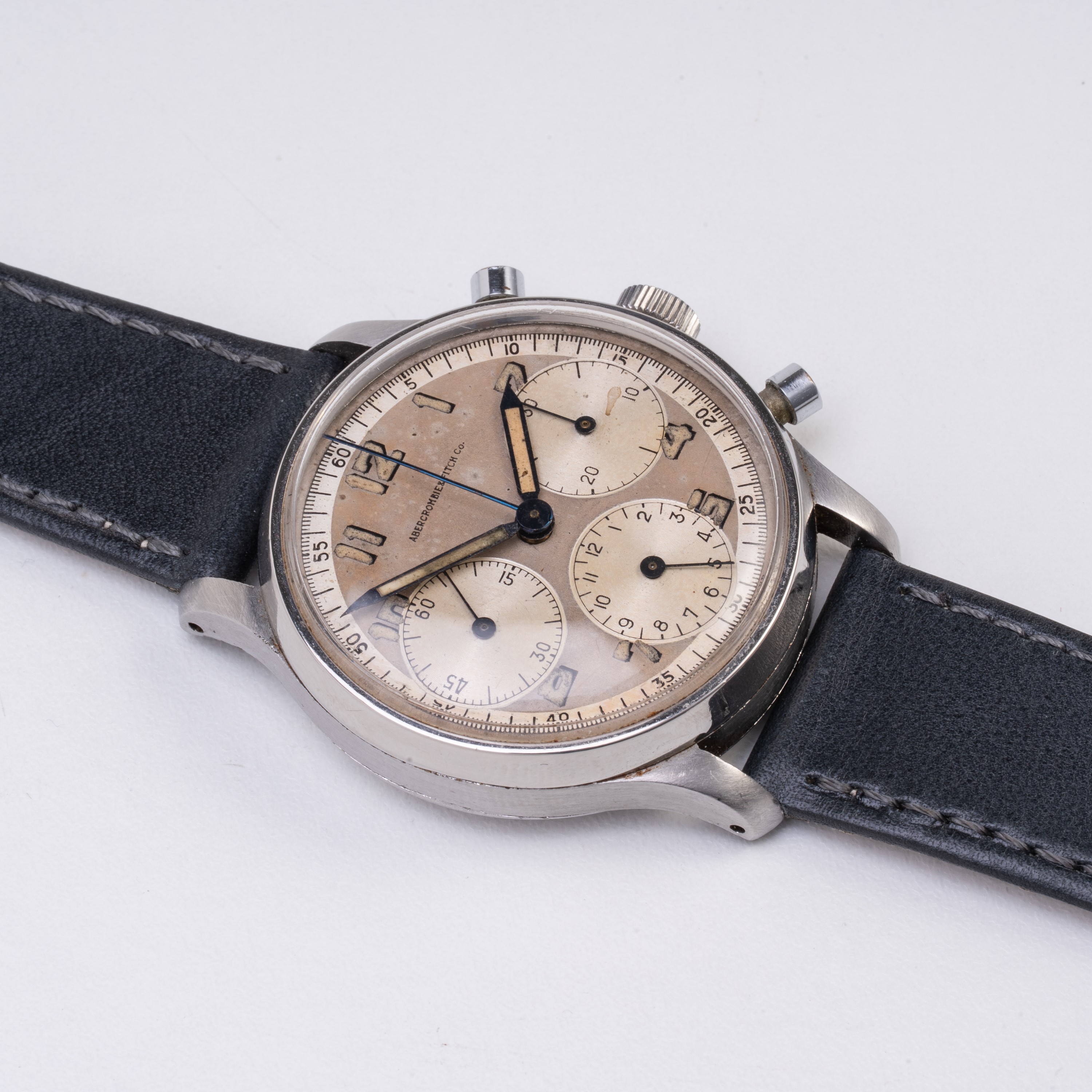 Heuer - Abercrombie & Fitch Co Chrono — cronografo a carica manuale in acciaio con quadrante bito...