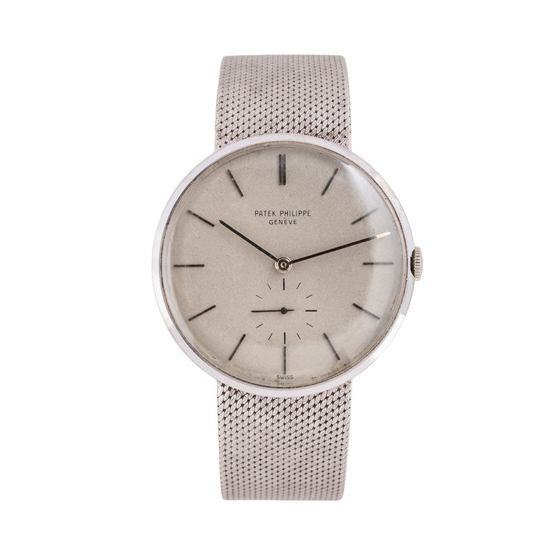 Patek Philippe - Calatrava 3516, orologio solo tempo a carica manuale in oro bianco 18 kt con qua...