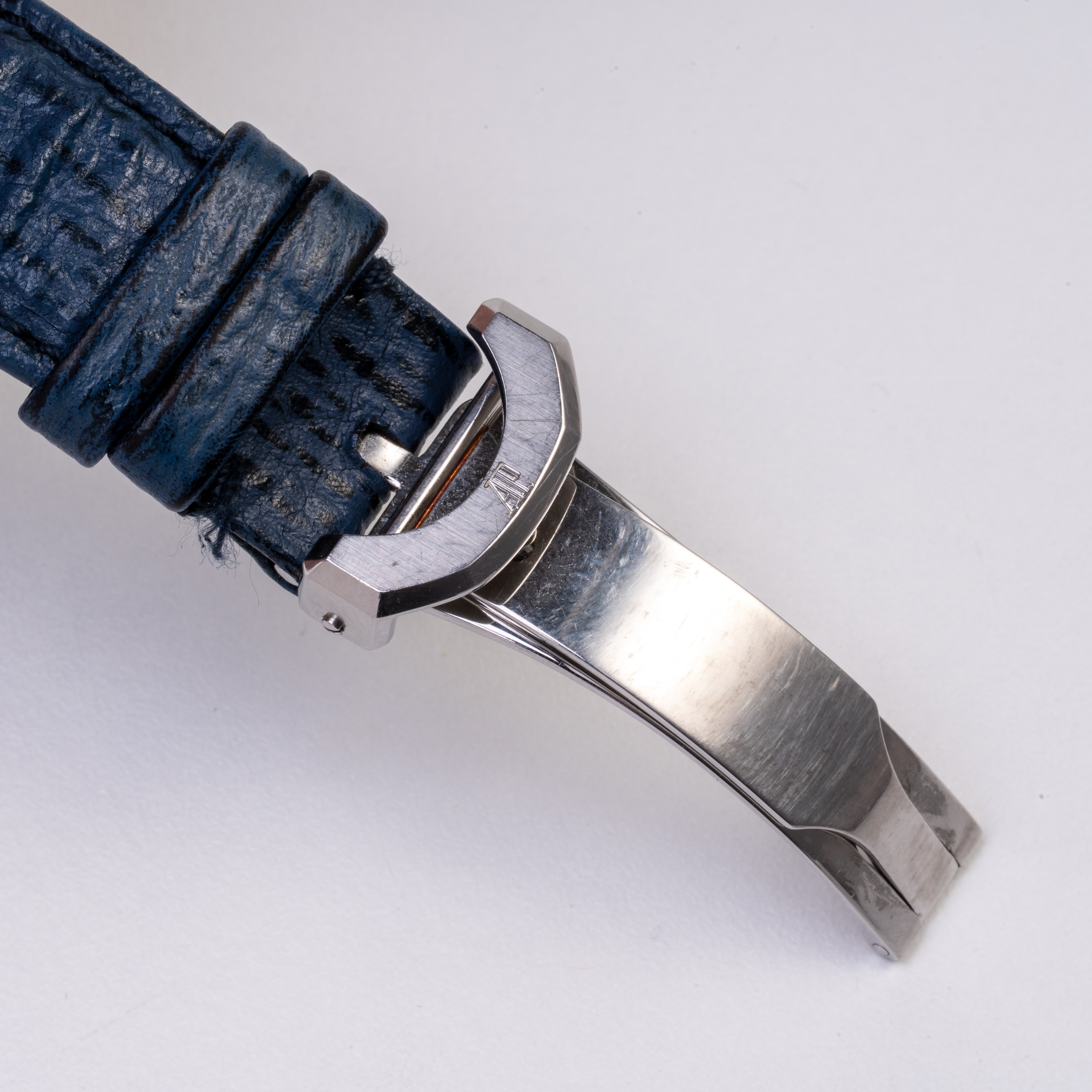 Audemars Piguet - Royal Oak Offshore, cronografo automatico in acciaio con quadrante tapisserie b...