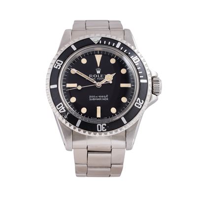 Submariner 5513, orologio solo tempo automatico in acciaio con quadrante nero “Meter First” (1969...