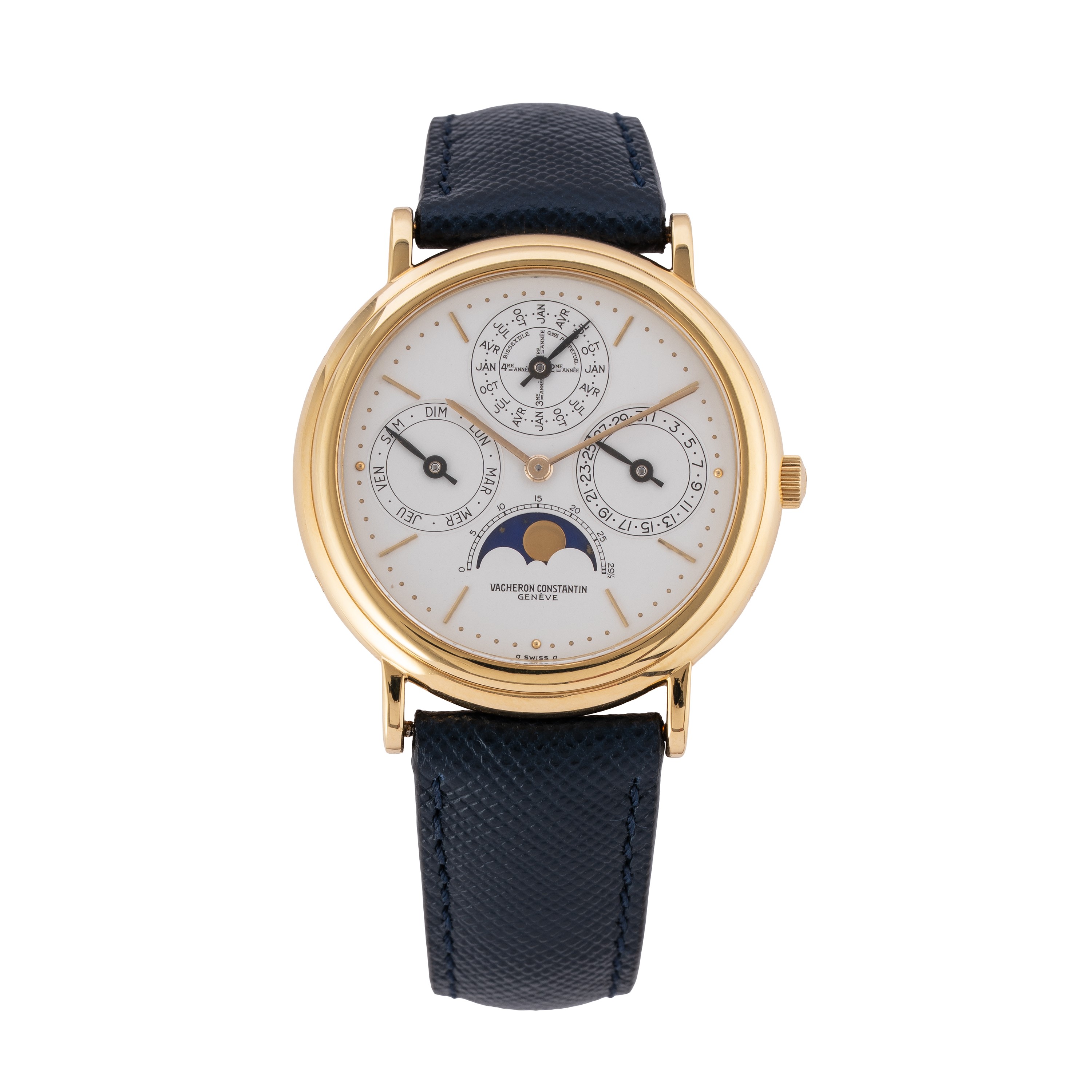 Vacheron Constantin - Patrimony Perpetual Calendar—calendario perpetuo automatico in oro giallo 1...