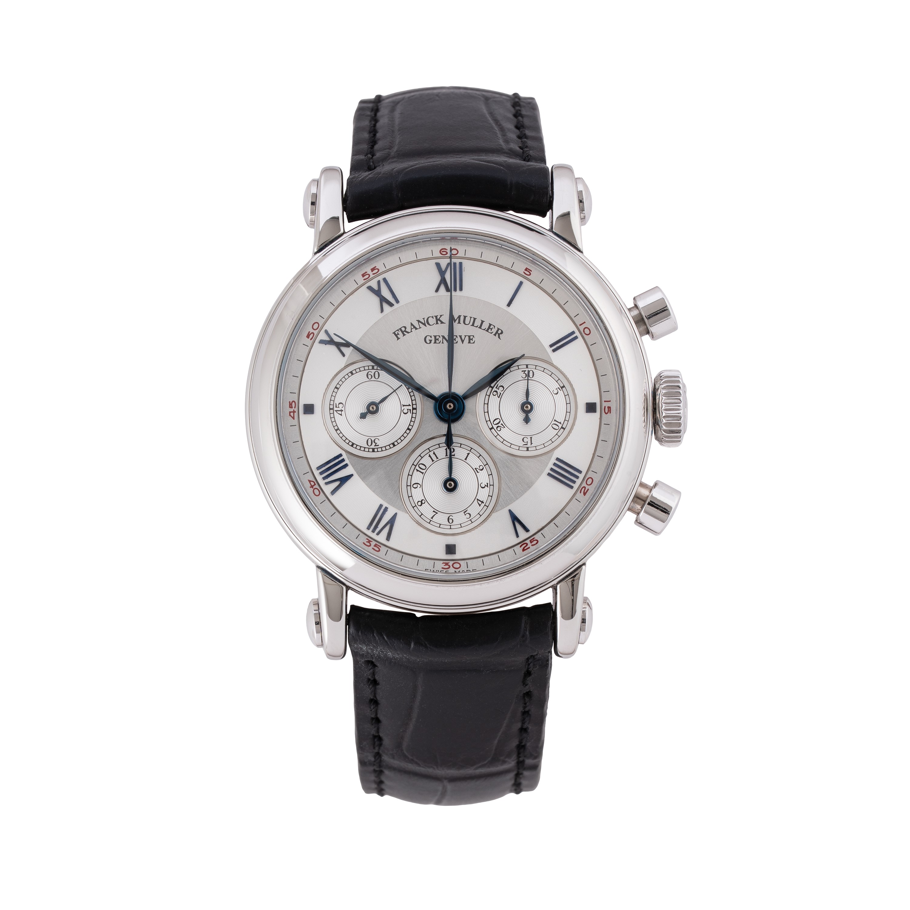 Franck Muller - Chronograph double face 7000 CC DF, cronografo a carica manuale in platino con qu...