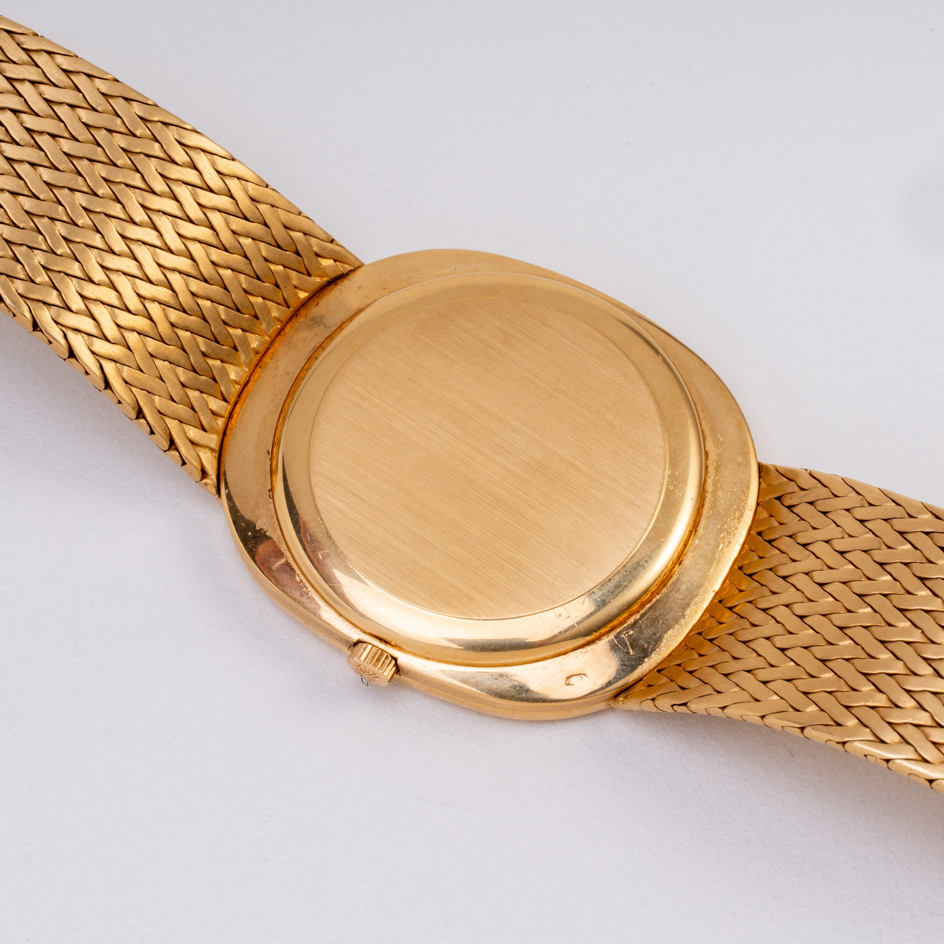 Patek Philippe - Ellipse Jumbo 3605/1, orologio solo tempo in oro giallo 18 kt con quadrante cham...