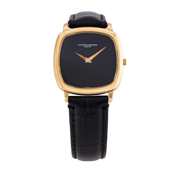 VACHERON CONSTANTIN - VACHERON CONSTANTIN  OROLOGIO SOLO TEMPO IN ORO GIALLO 18 KT A CARICA MANUALE CON QUADRANTE ONICE