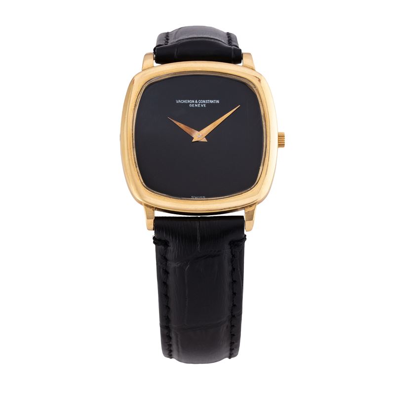 Vacheron Constantin - Orologio da polso solo tempo in oro giallo 18 kt con quadrante in onice, ca...