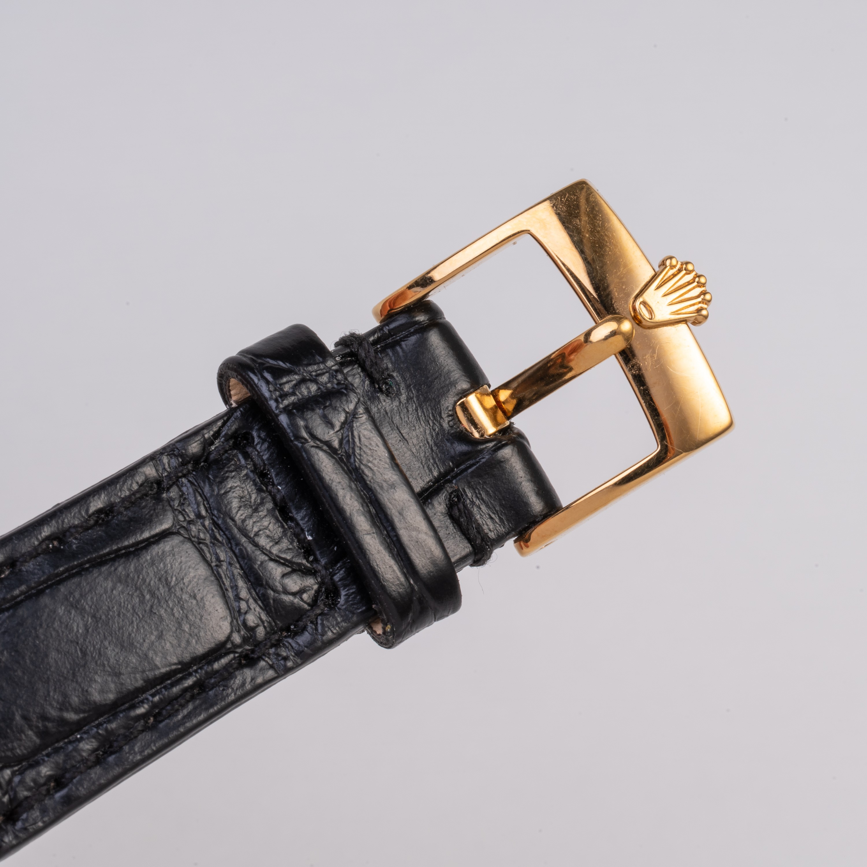Rolex - Ovetto 3065, orologio solo tempo in oro rosa 18 kt con quadrante nero