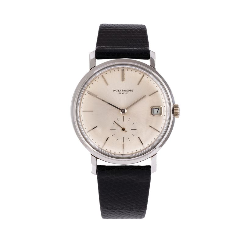 Patek Philippe - Calatrava 3445 — orologio solo tempo automatico in oro bianco 18 kt