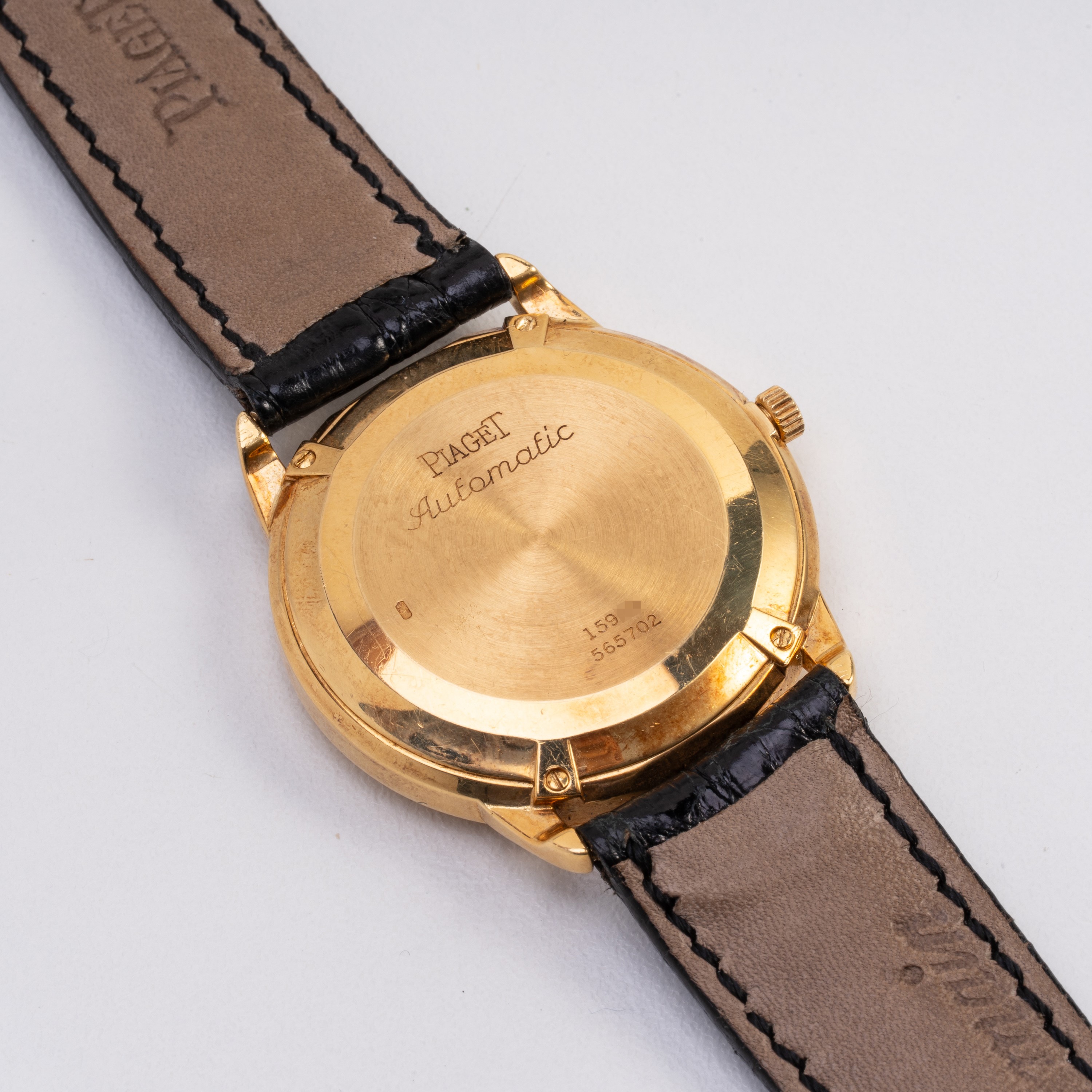 Piaget - Triple Calendar Governeur (Triplo calendario) in oro giallo 18 kt, quadrante bianco