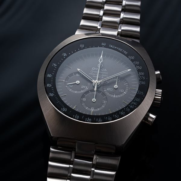 OMEGA - OMEGA - MARK II CRONOGRAFO IN ACCIAIO A CARICA MANUALE CON QUADRANTE TROPICALE