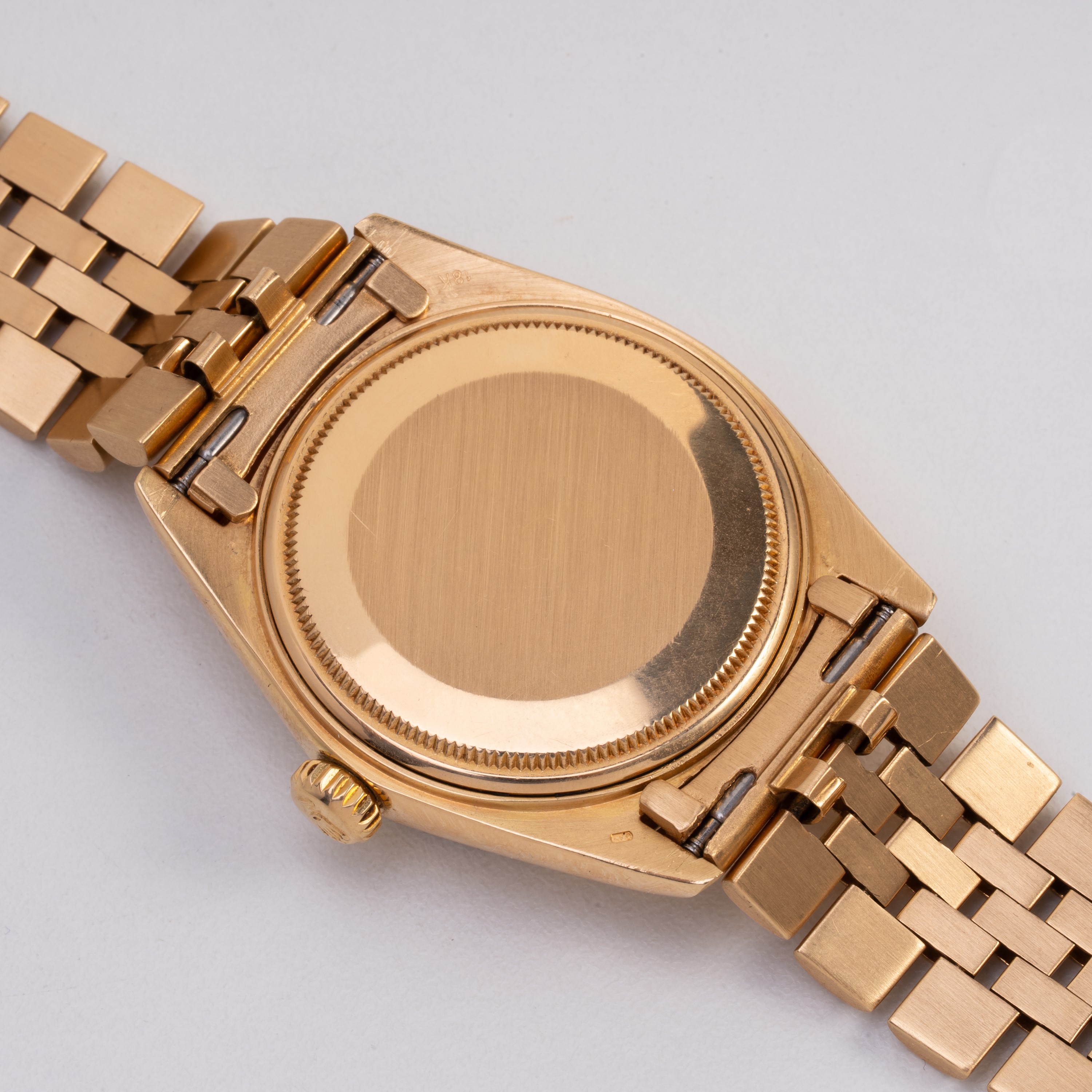 Rolex - Datejust 1601, orologio automatico in oro giallo 18 kt con quadrante in onice