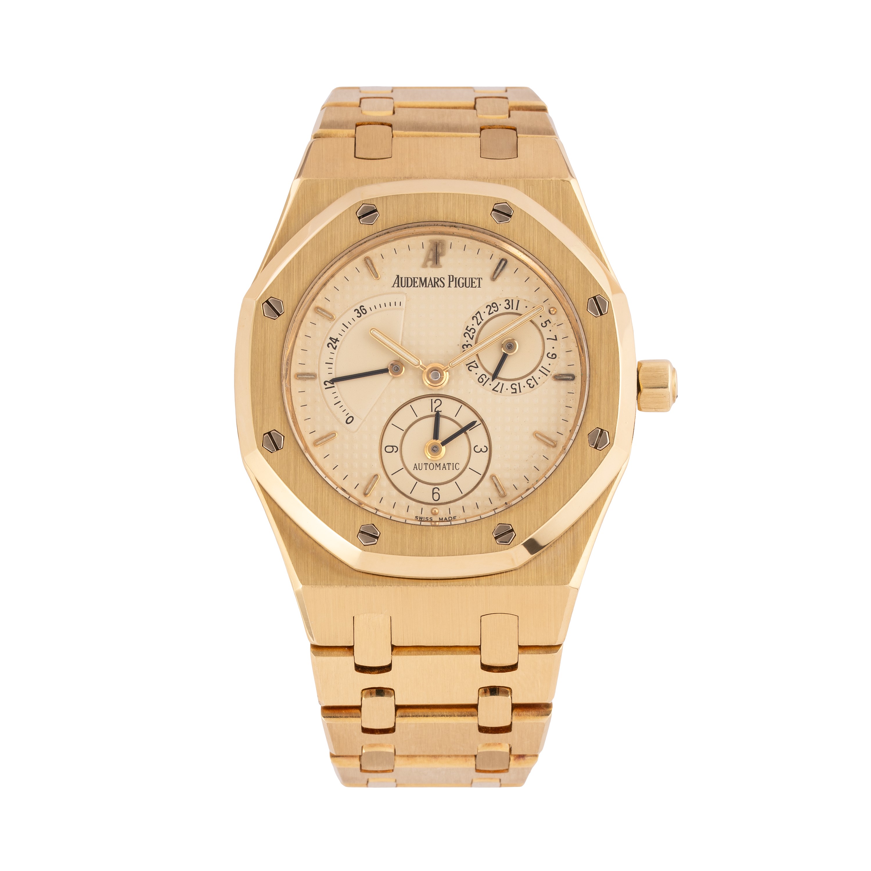 Audemars Piguet - Royal Oak Dual Time, oro giallo 18 kt, calibro 2229
