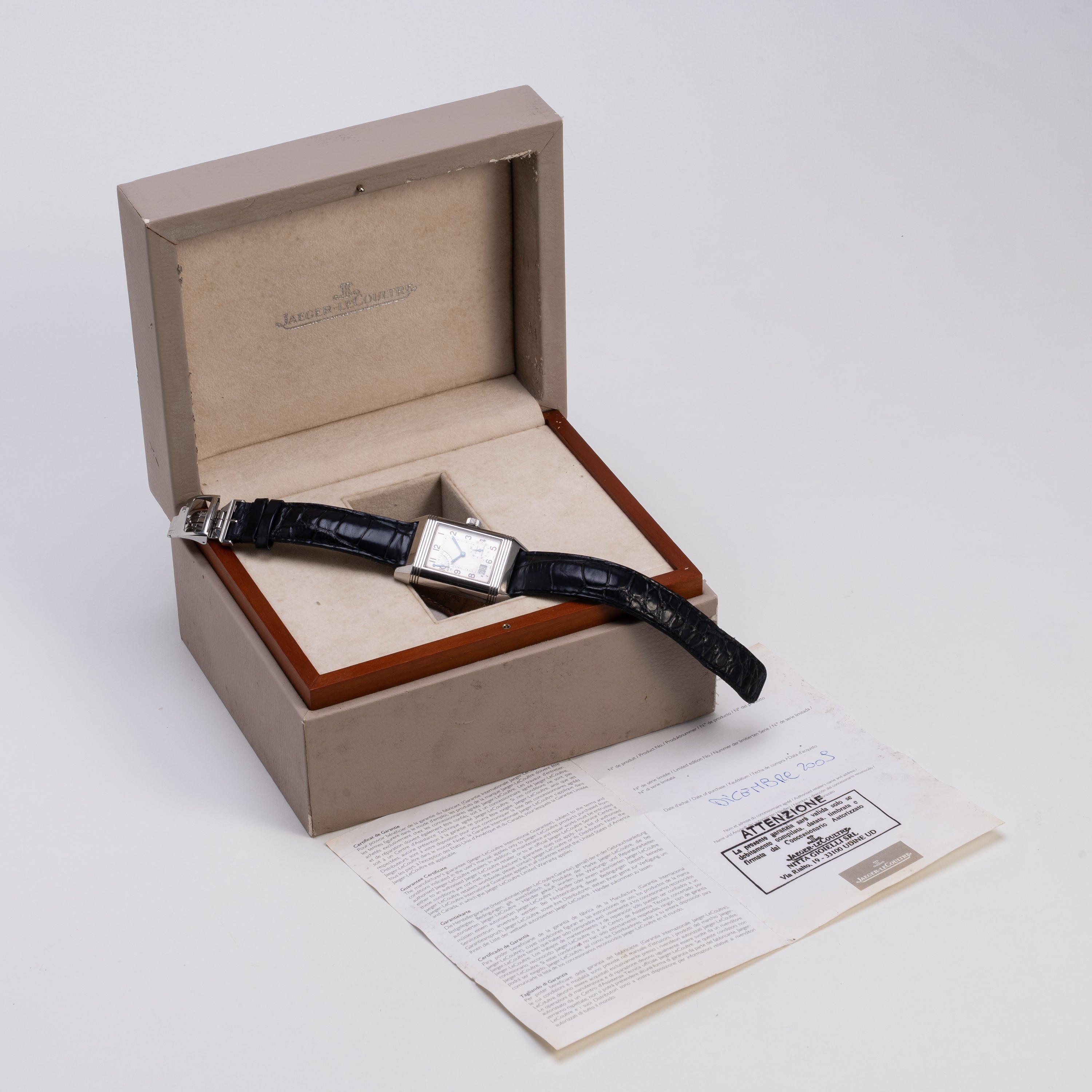 Jaeger le Coultre - Jaeger LeCoultre, Reverso Power Reserve (ref. 240.815), orologio reversibile ...