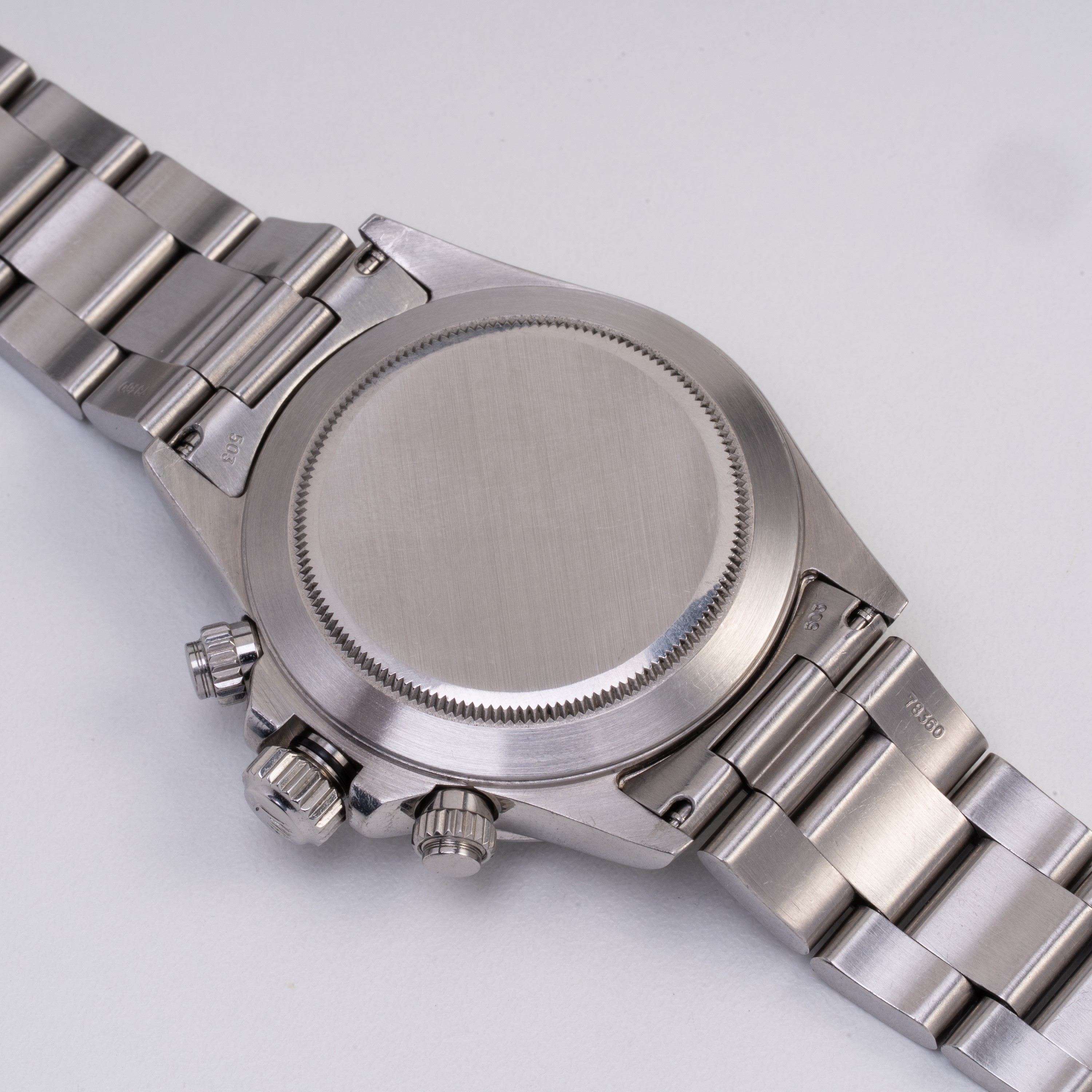 Rolex, Daytona 16520, cronografo a carica automatica in acciaio con quadrante “Floating” bianco e...