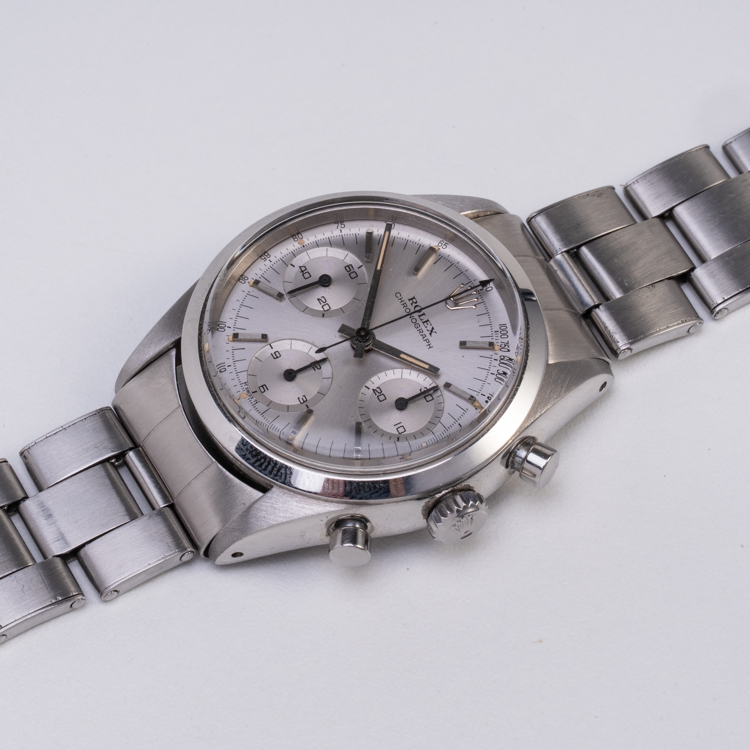 Rolex - Cosmograph Pre-Daytona 6238 – cronografo a carica manuale in acciaio con quadrante grigio