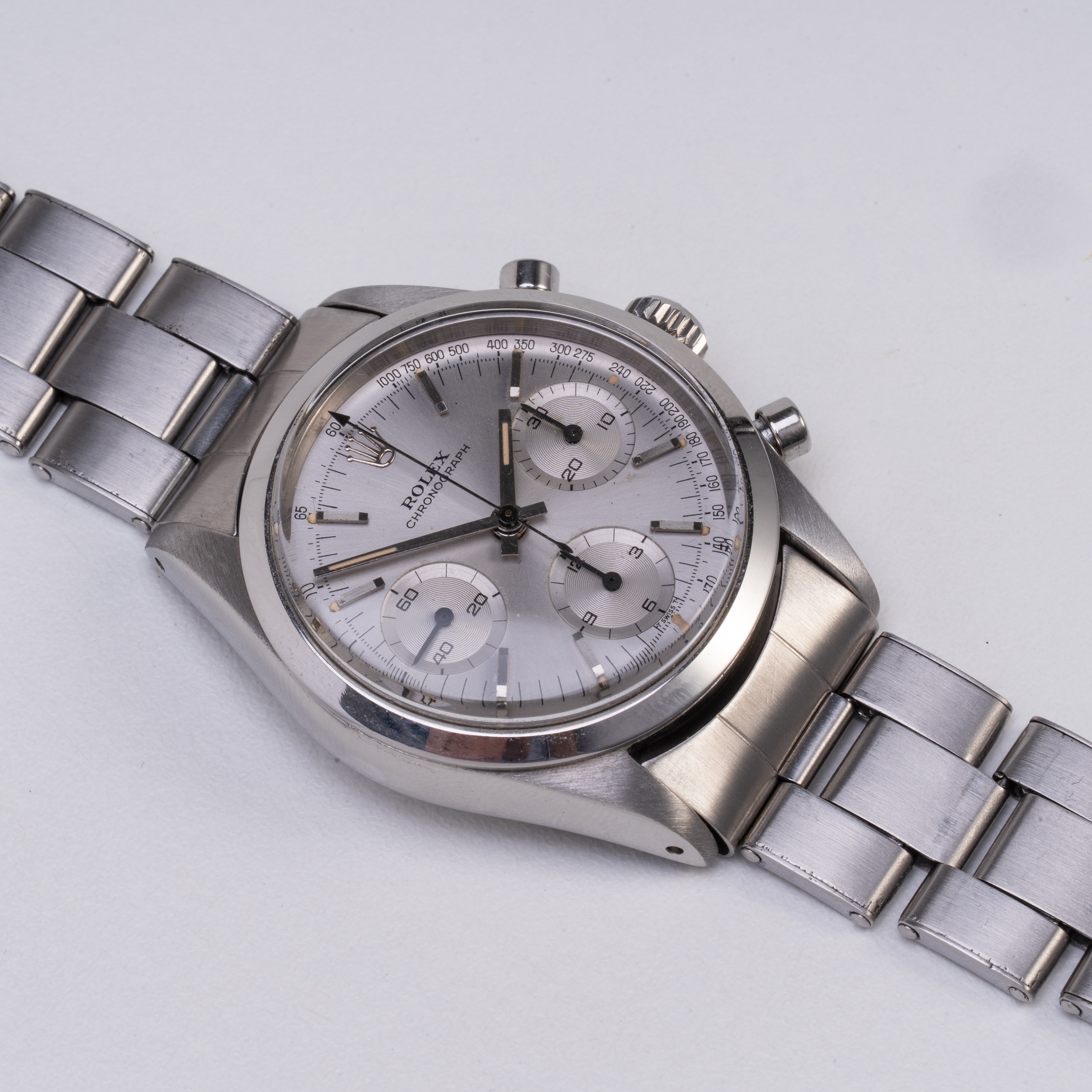 Rolex - Cosmograph Pre-Daytona 6238 – cronografo a carica manuale in acciaio con quadrante grigio