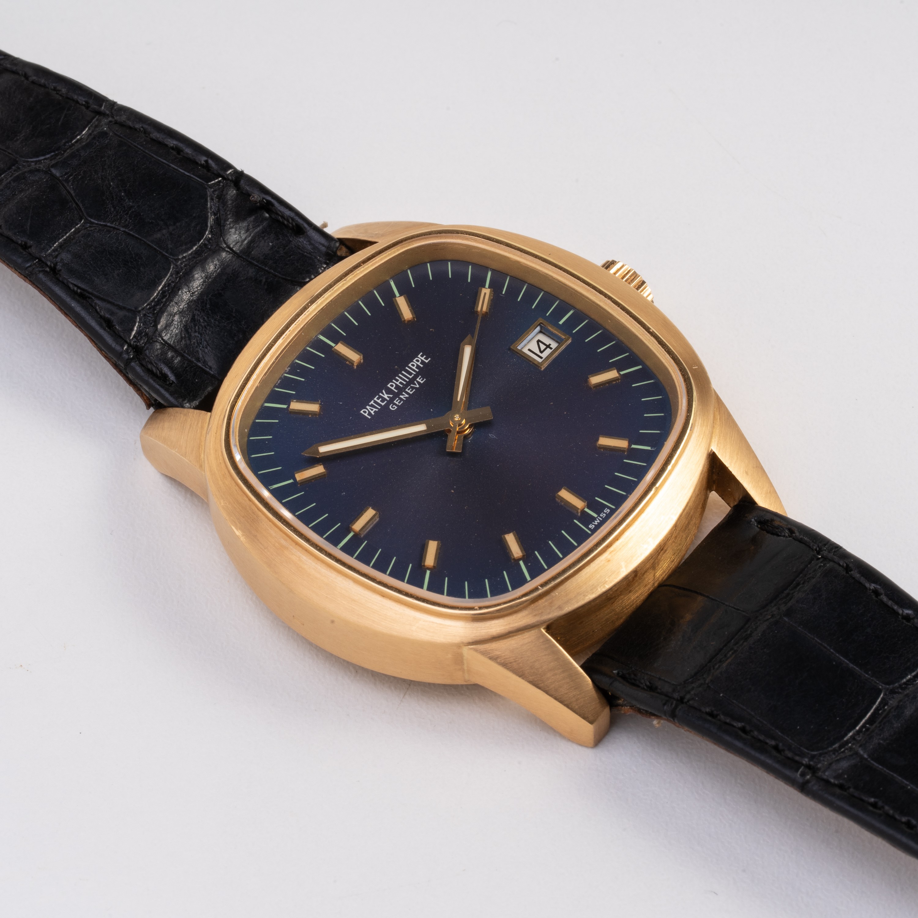 Patek Philippe - Beta 21, orologio da polso solo tempo al quarzo in oro giallo 18 kt