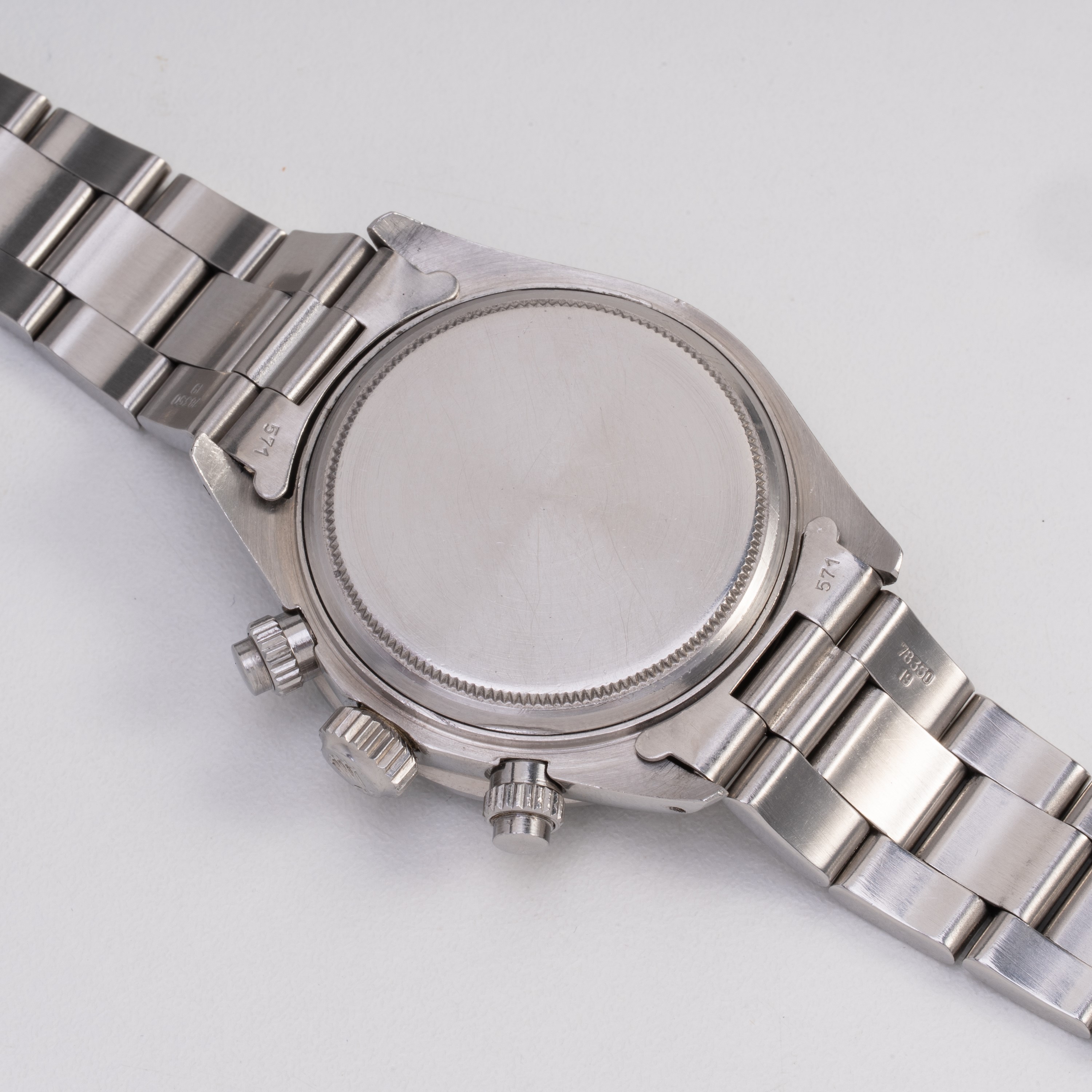 Rolex - Daytona “Big Red” 6263, cronografo a carica manuale in acciaio con quadrante argenté e gh...