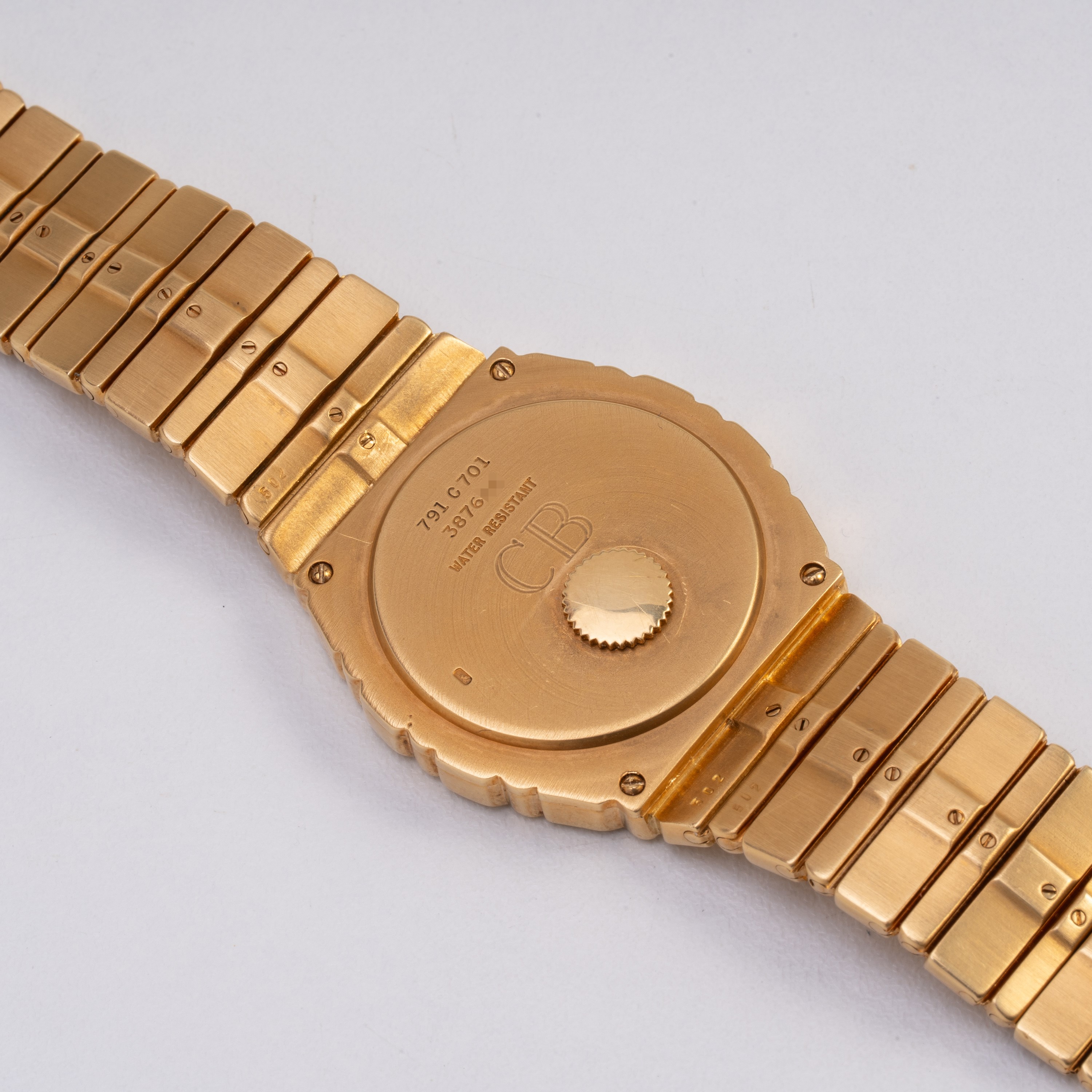 Piaget, Polo, orologio da polso solo tempo in oro giallo 18kt con bracciale integrato