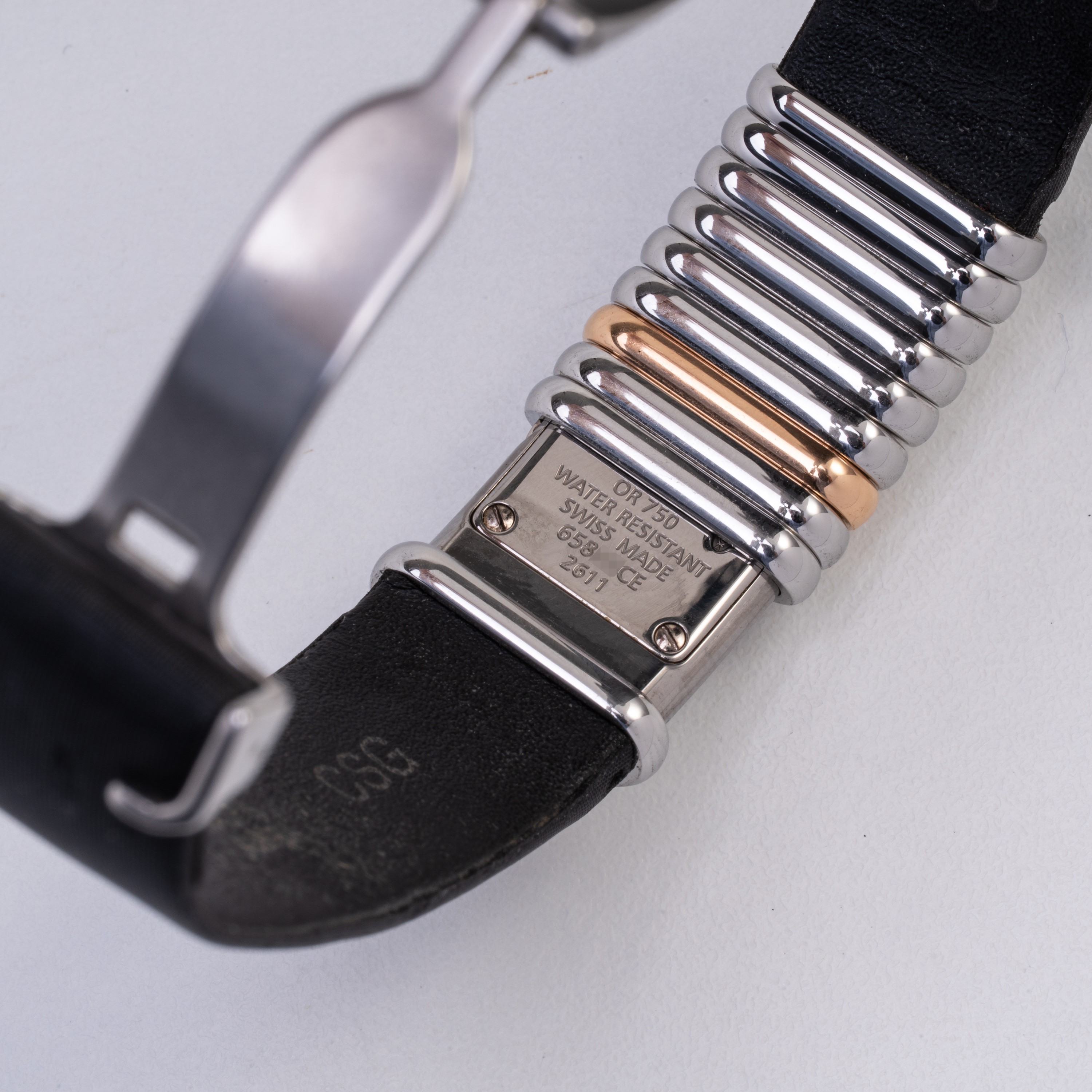 Cartier - Declaration 2611, orologio solo tempo al quarzo in acciaio, titanio e oro rosa 18 kt co...