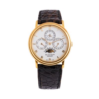Villeret Perpetual Calendar 5495-1418-58 (calendario perpetuo automatico in oro giallo 18 kt)