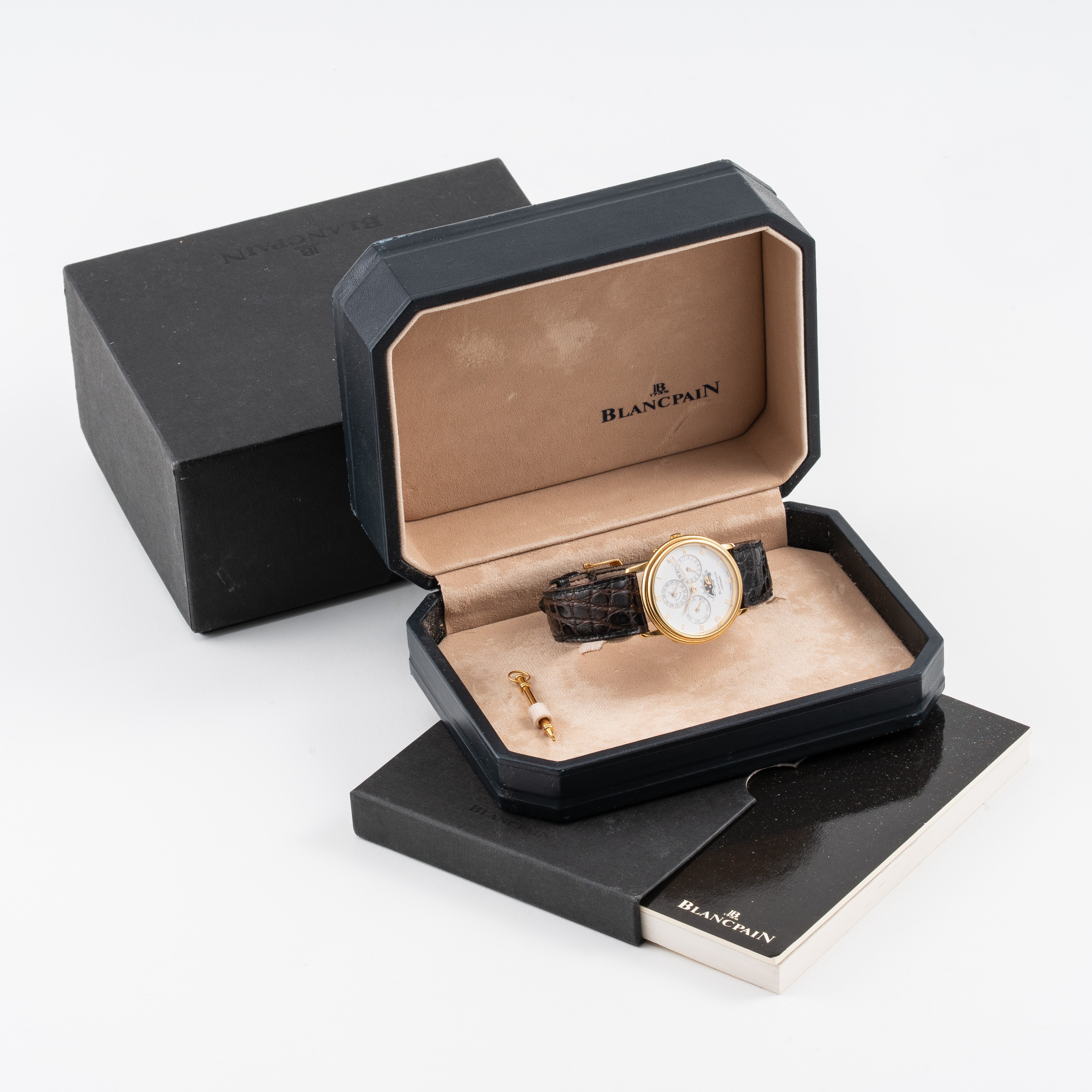Blancpain - Villeret Perpetual Calendar 5495-1418-58 (calendario perpetuo automatico in oro giall...
