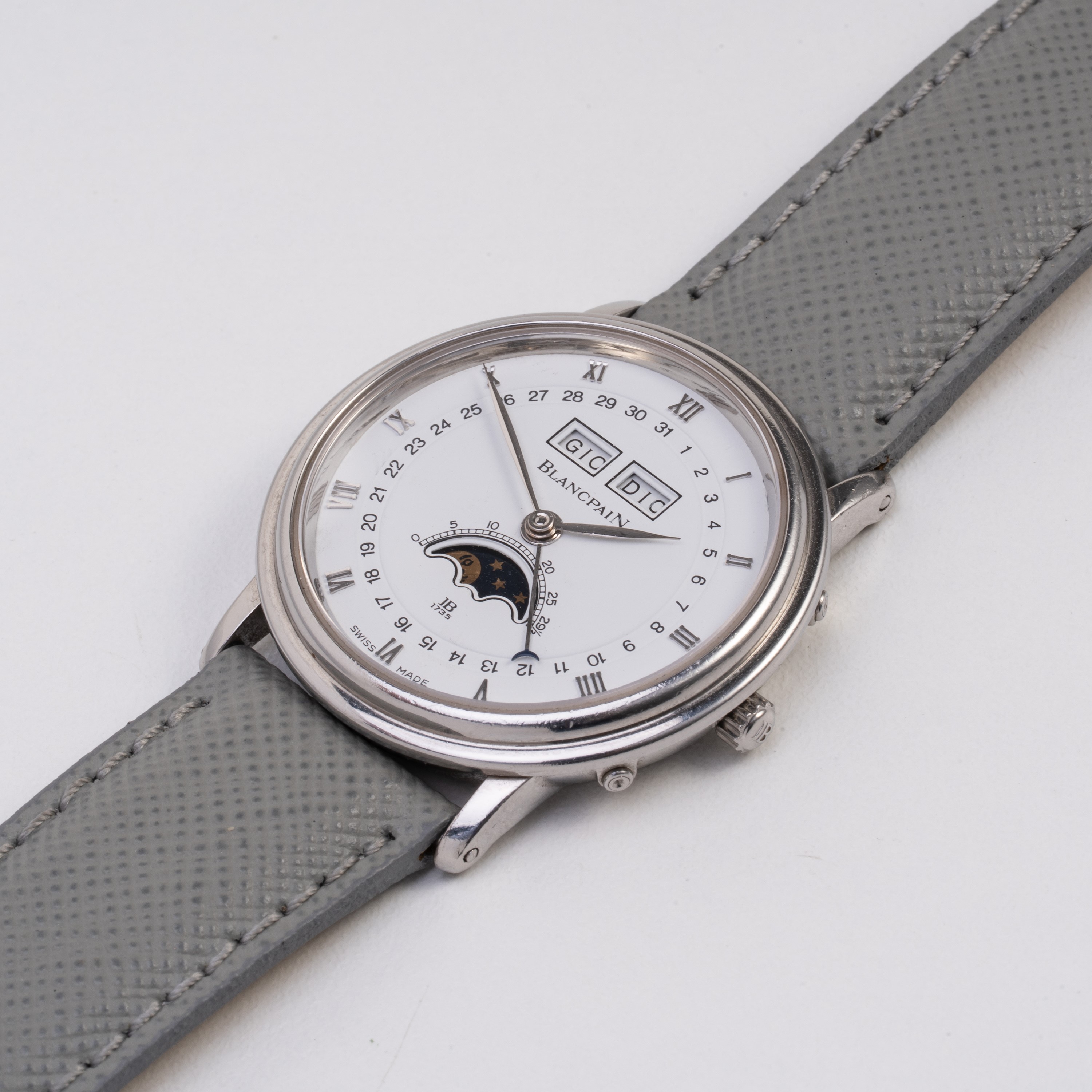 Blancpain - Villeret Triple Calendar — triplo calendario a carica manuale in acciaio