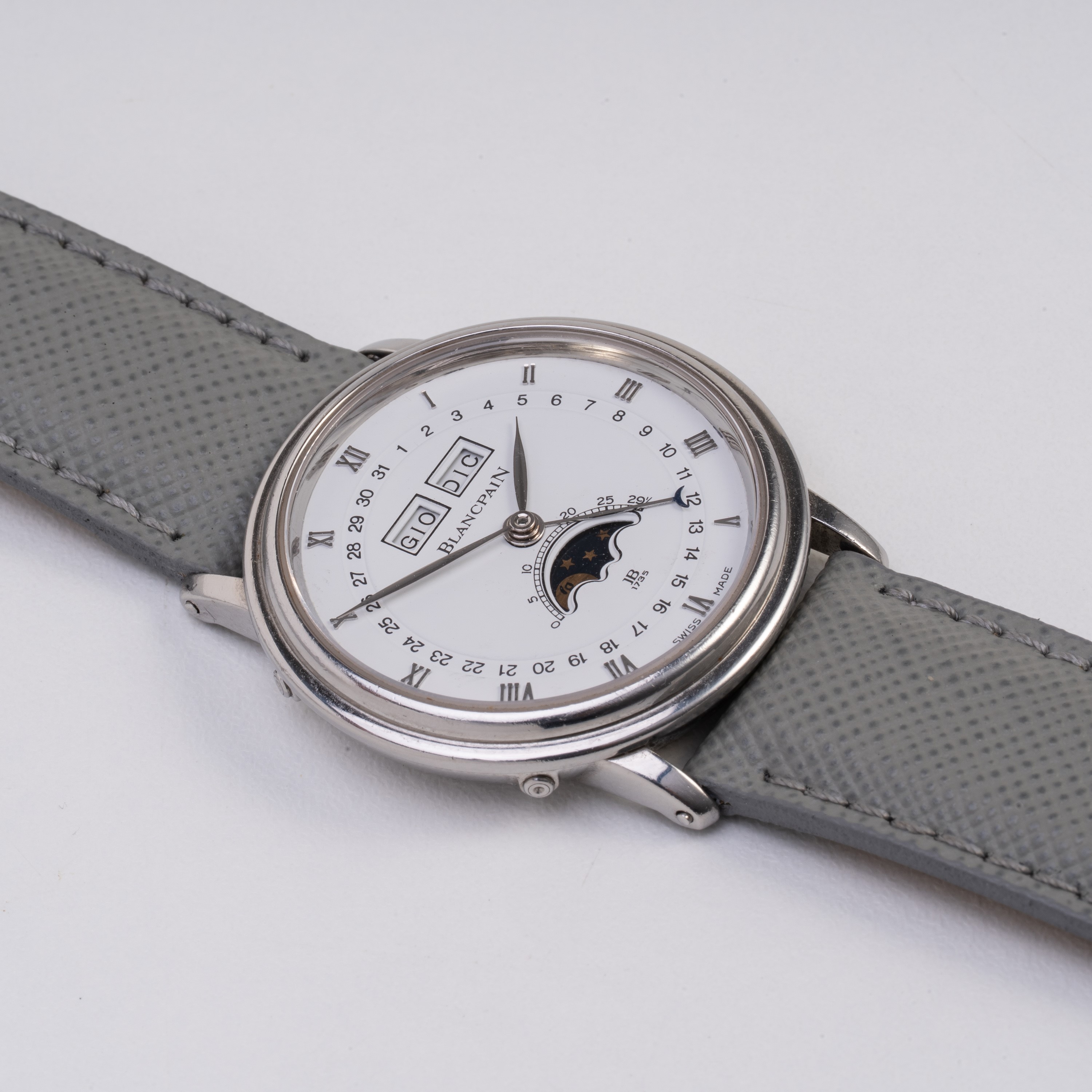 Blancpain - Villeret Triple Calendar — triplo calendario a carica manuale in acciaio