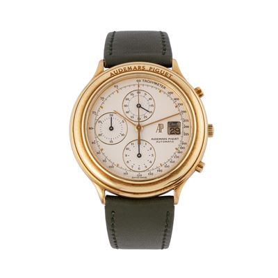 Huitième Chronograph — cronografo in oro giallo 18 kt a carica automatica