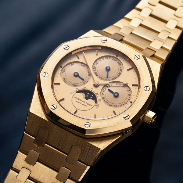 AUDEMARS PIGUET - ROYAL OAK PERPETUAL CALENDAR CALENDARIO PERPETUO A CARICA AUTOMATICA IN ORO GIALLO  [..]