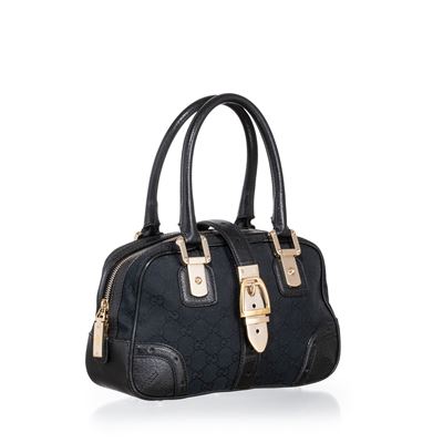 Bauletto logato nero