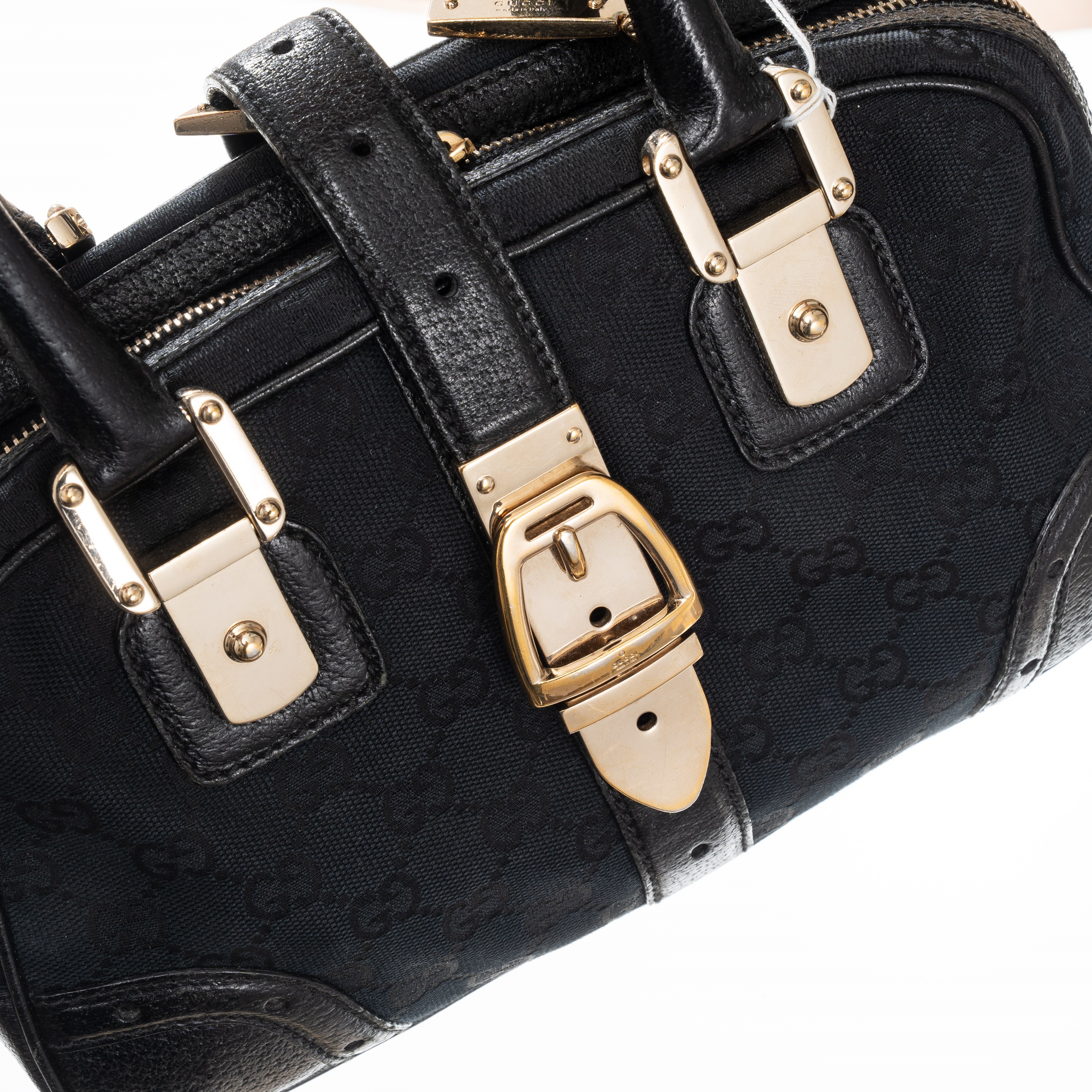 Gucci - Bauletto logato nero