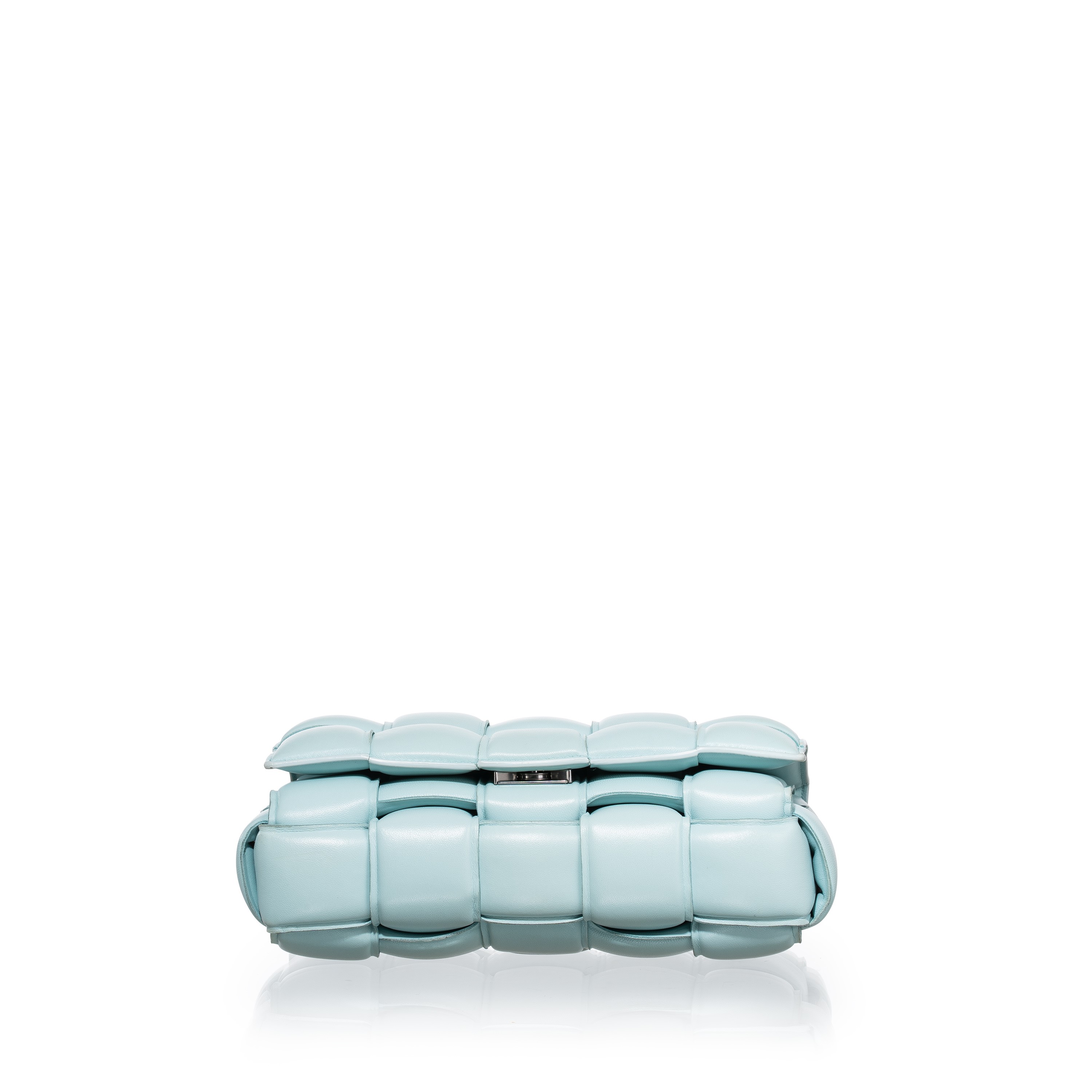 Bottega Veneta - Borsa cross-body “Padded Cassette” in pelle d’agnello intrecciata imbottita