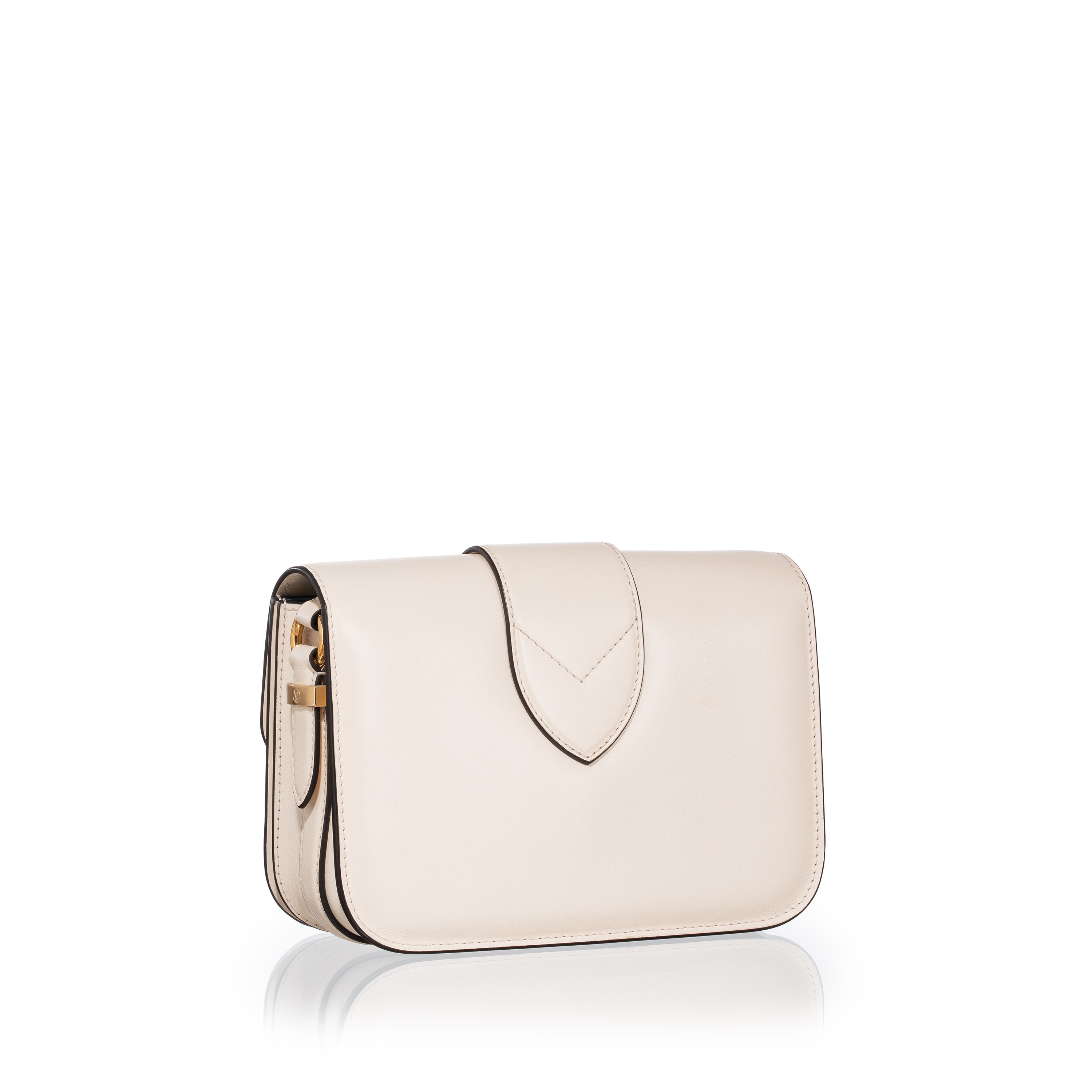 Louis Vuitton - Pont 9 in pelle di vitello beige con hardware dorato