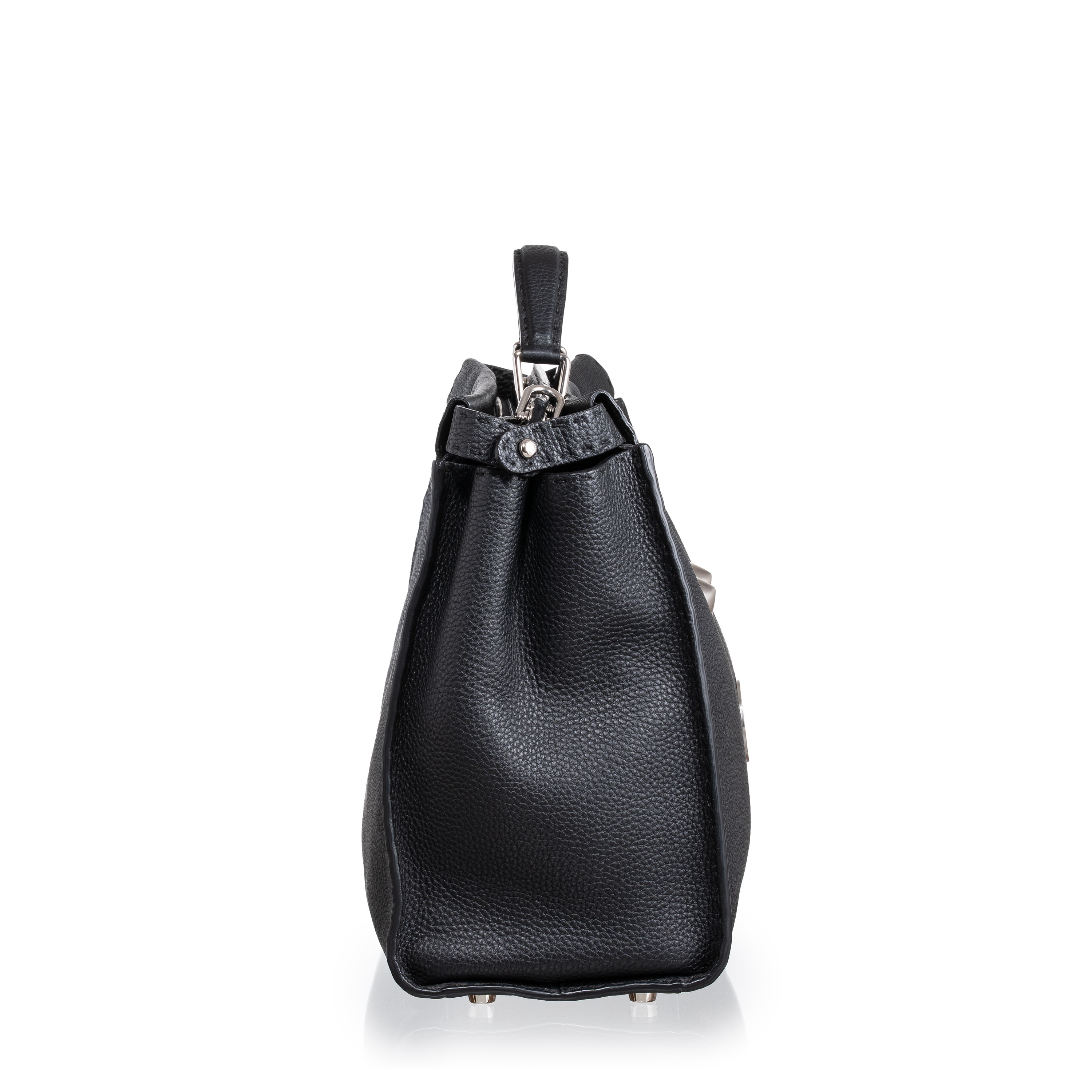 Fendi - Peekaboo BLA BLA BLA, borsa in cuoio Roma