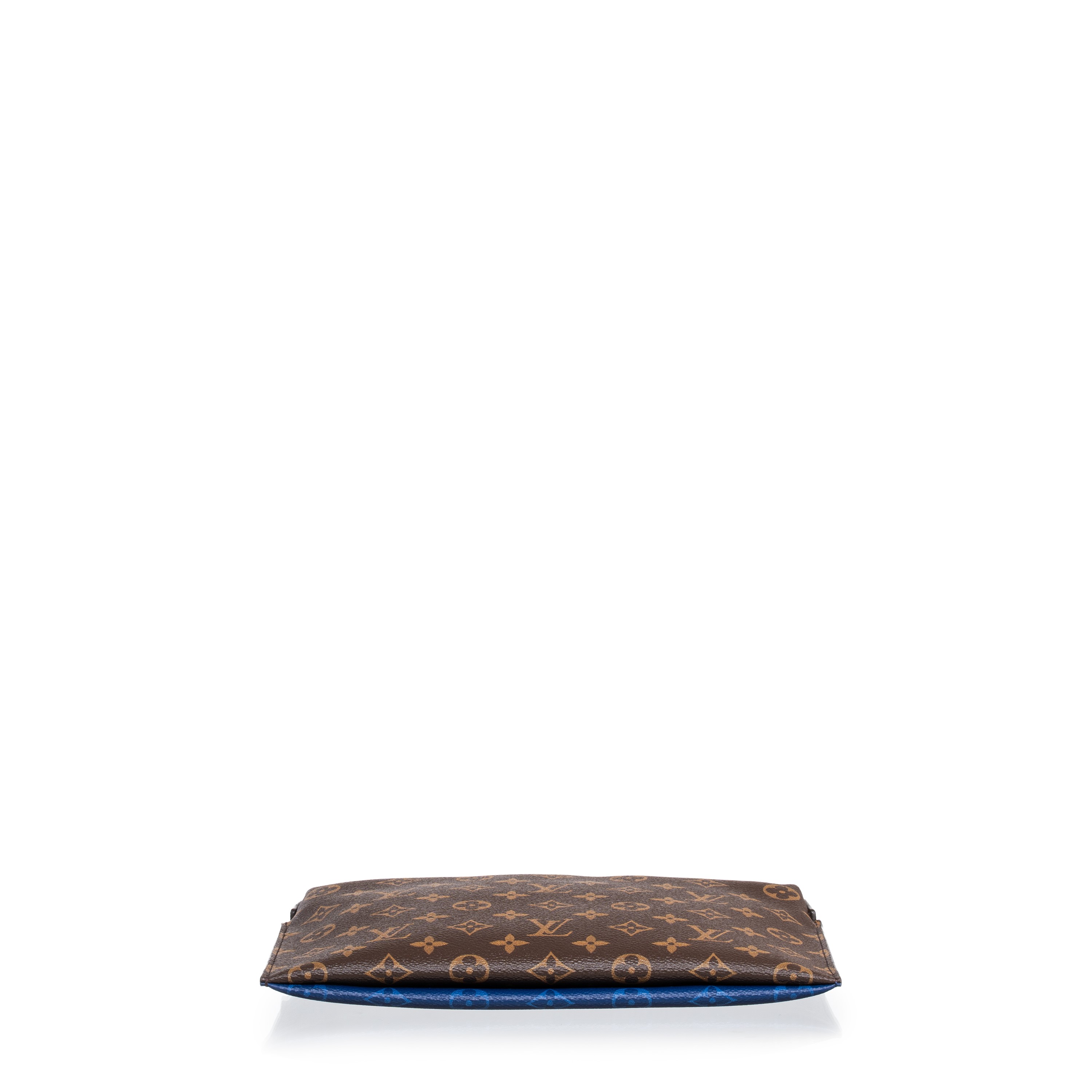 Louis Vuitton - Tracolla Outdoor piccola in canvas monogram Pacific Blue
