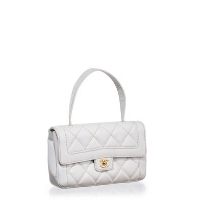 Timeless Handle Bag vintage in pelle d’agnello trapuntata