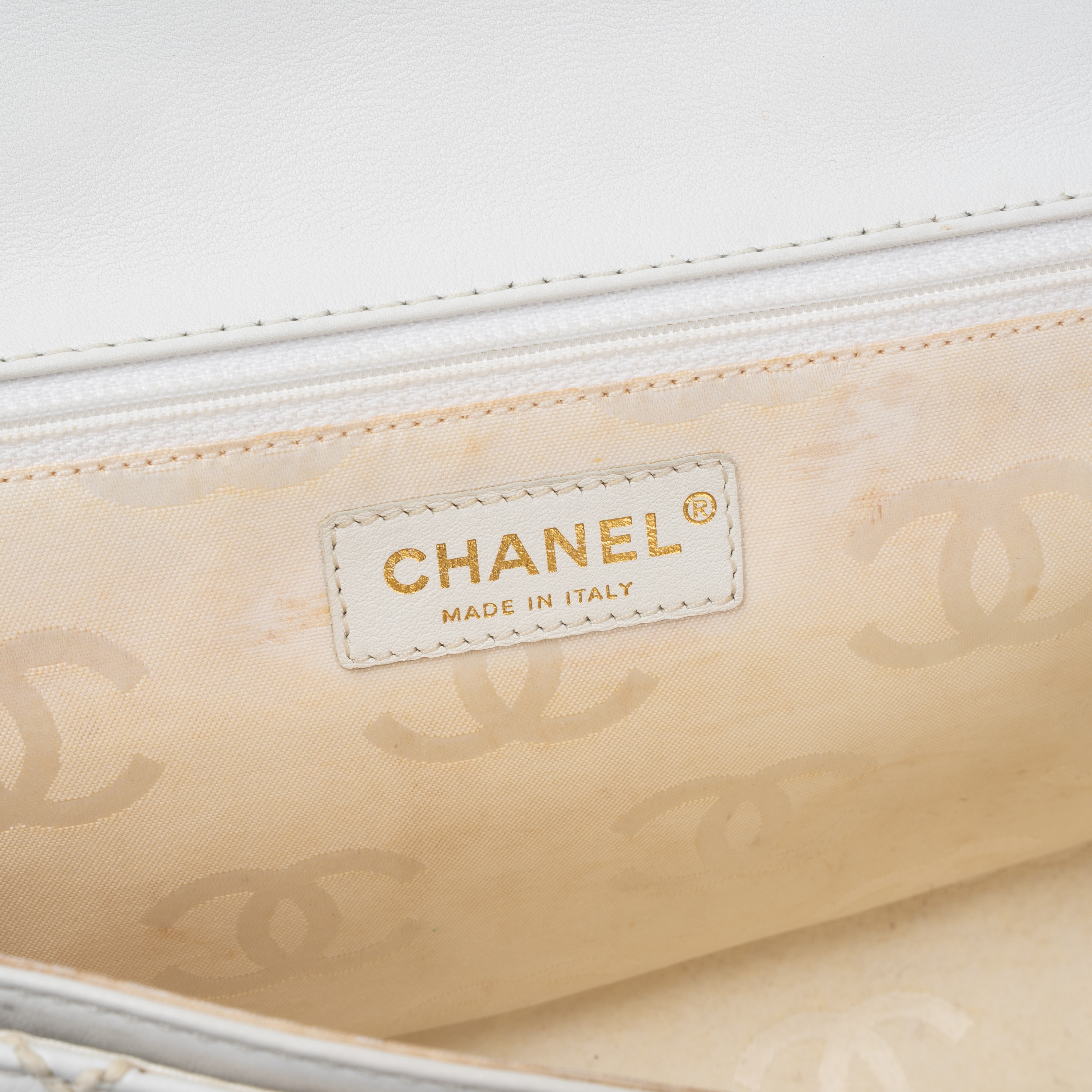 Chanel - Timeless Handle Bag vintage in pelle d’agnello trapuntata