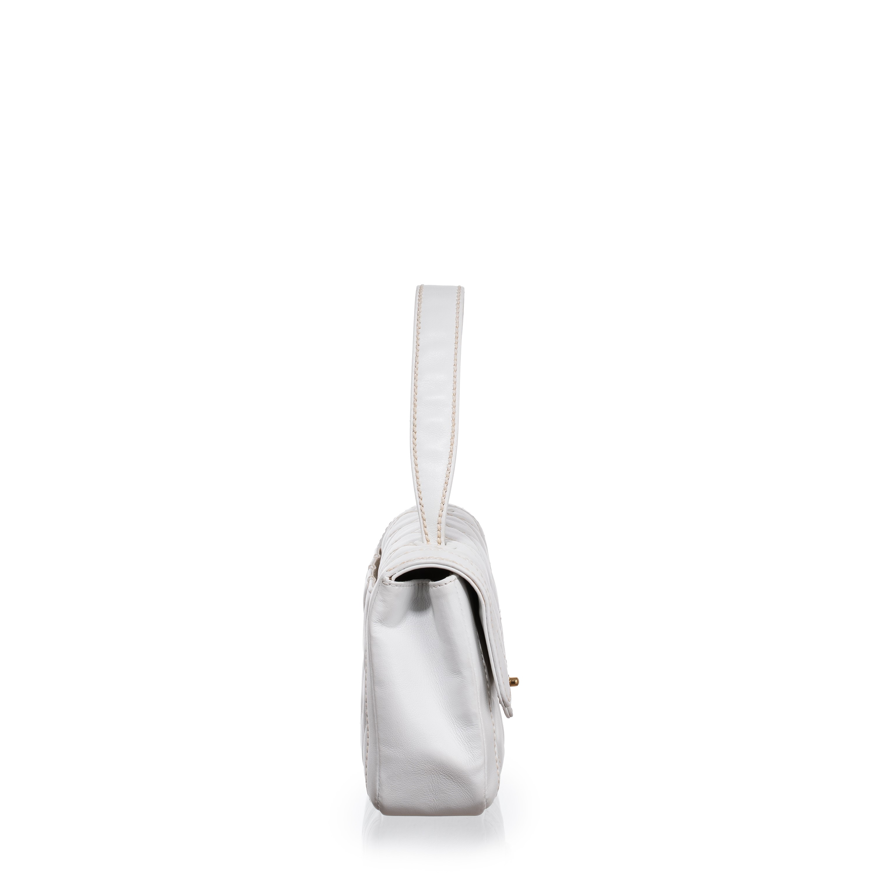 Chanel - Timeless Handle Bag vintage in pelle d’agnello trapuntata