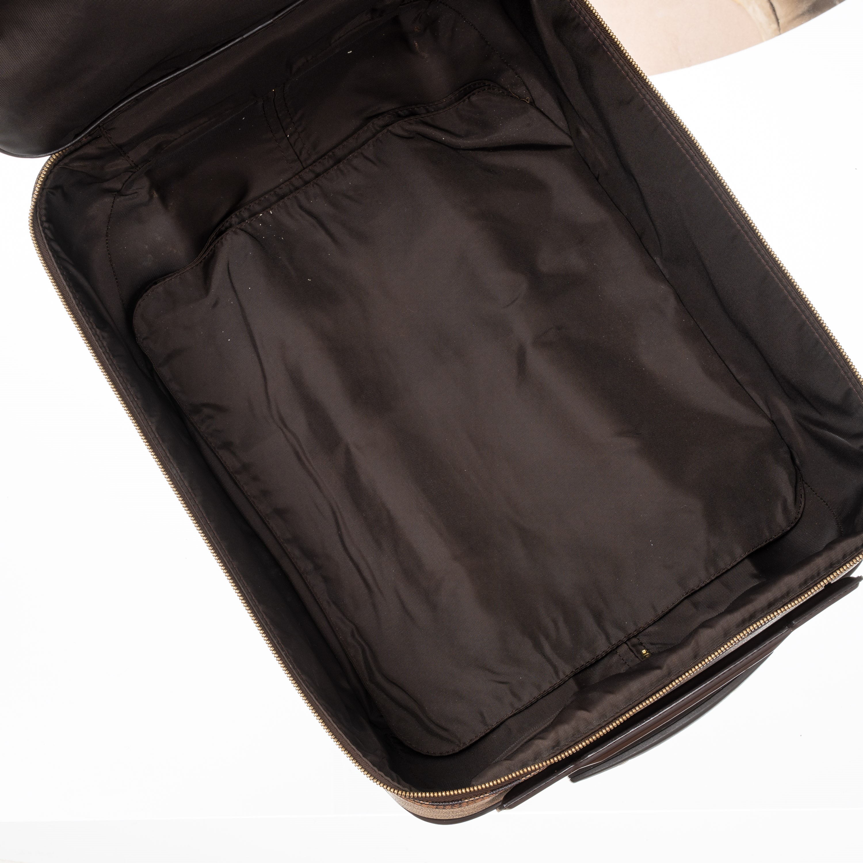 Louis Vuitton - Trolley Pegase 45 Damier Ebene (valigia) – tela Damier Ebene e dettagli in pelle