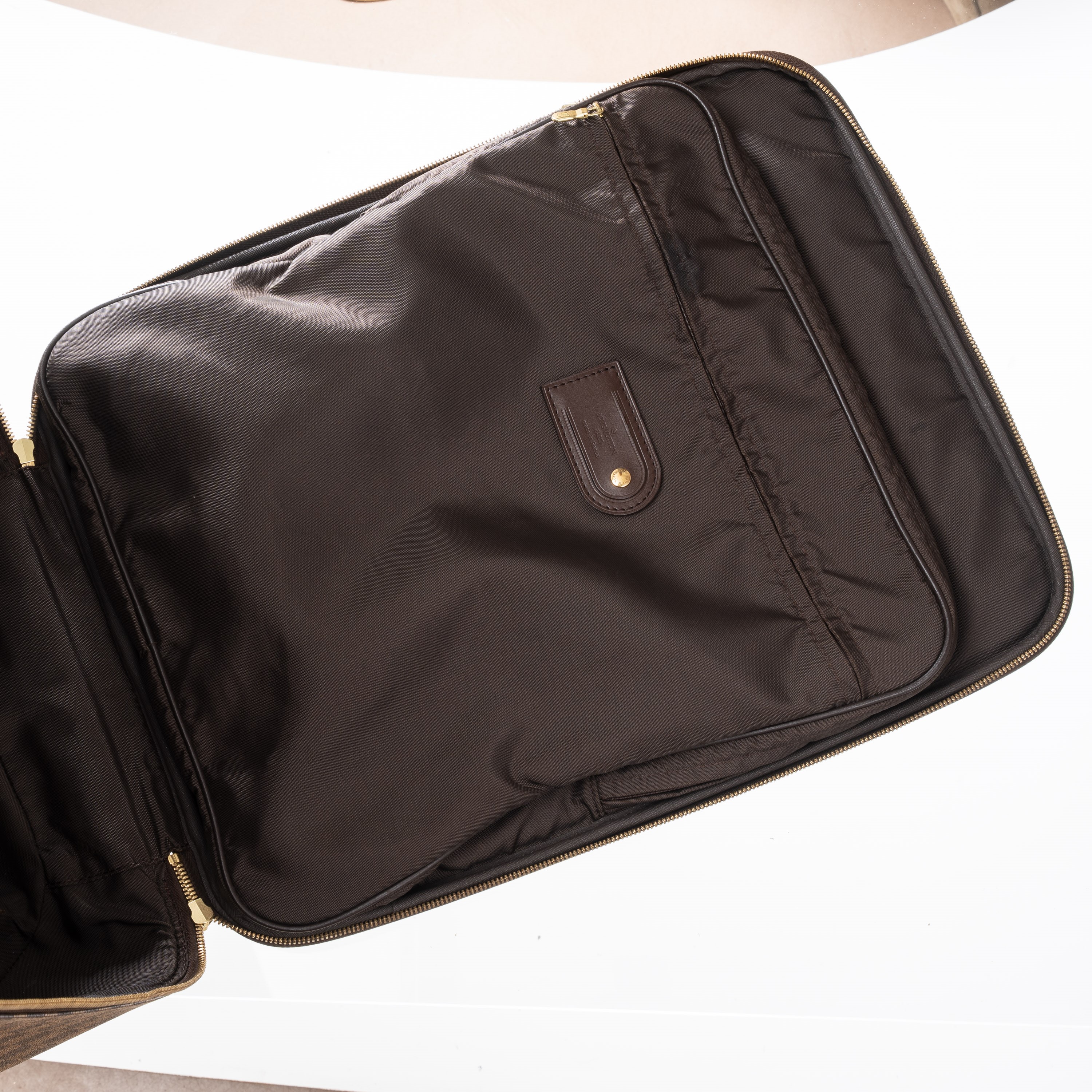 Louis Vuitton - Trolley Pegase 45 Damier Ebene (valigia) – tela Damier Ebene e dettagli in pelle